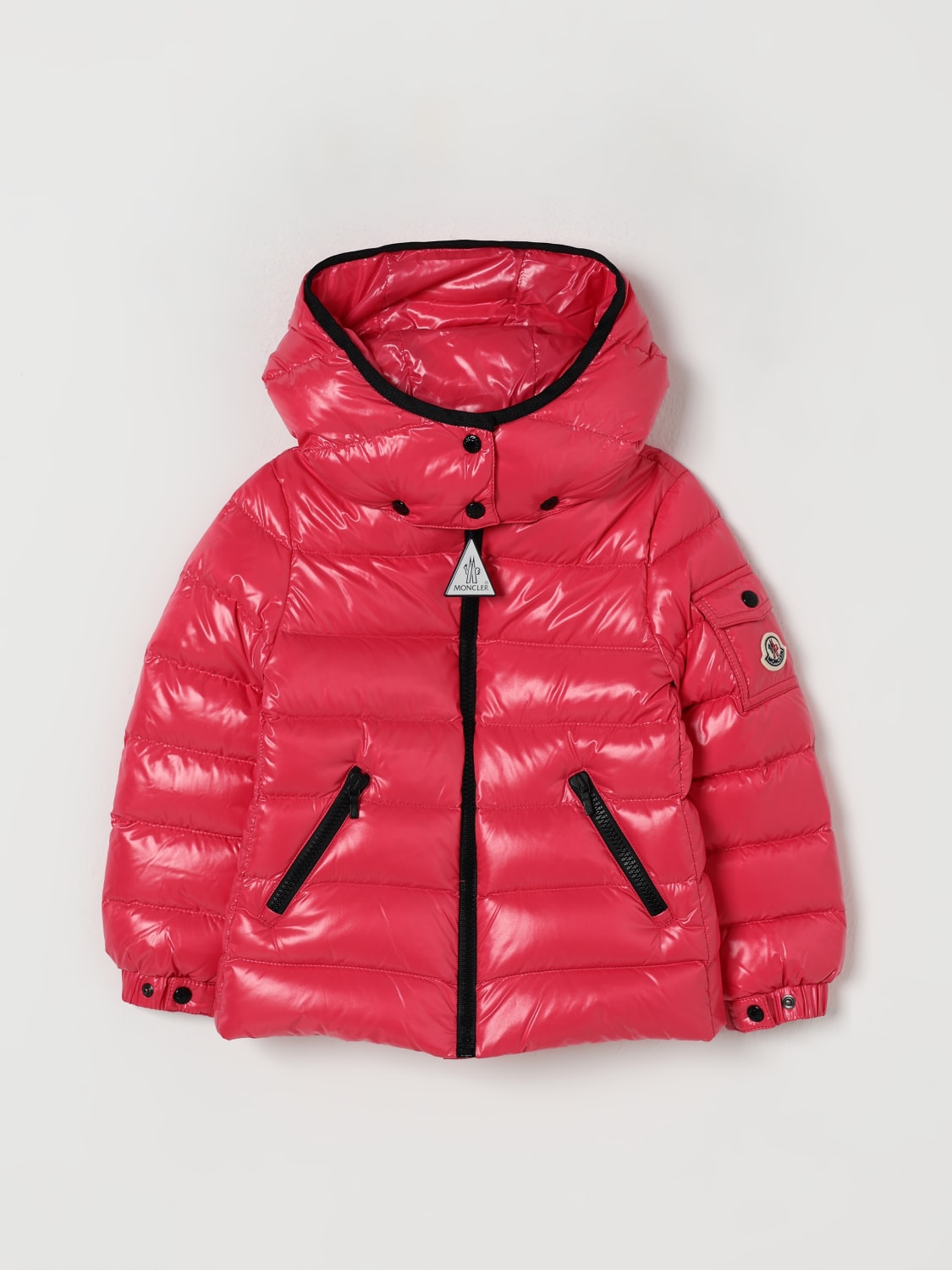 MONCLER JACKET: Jacket kids Moncler, Fuchsia - Img 1