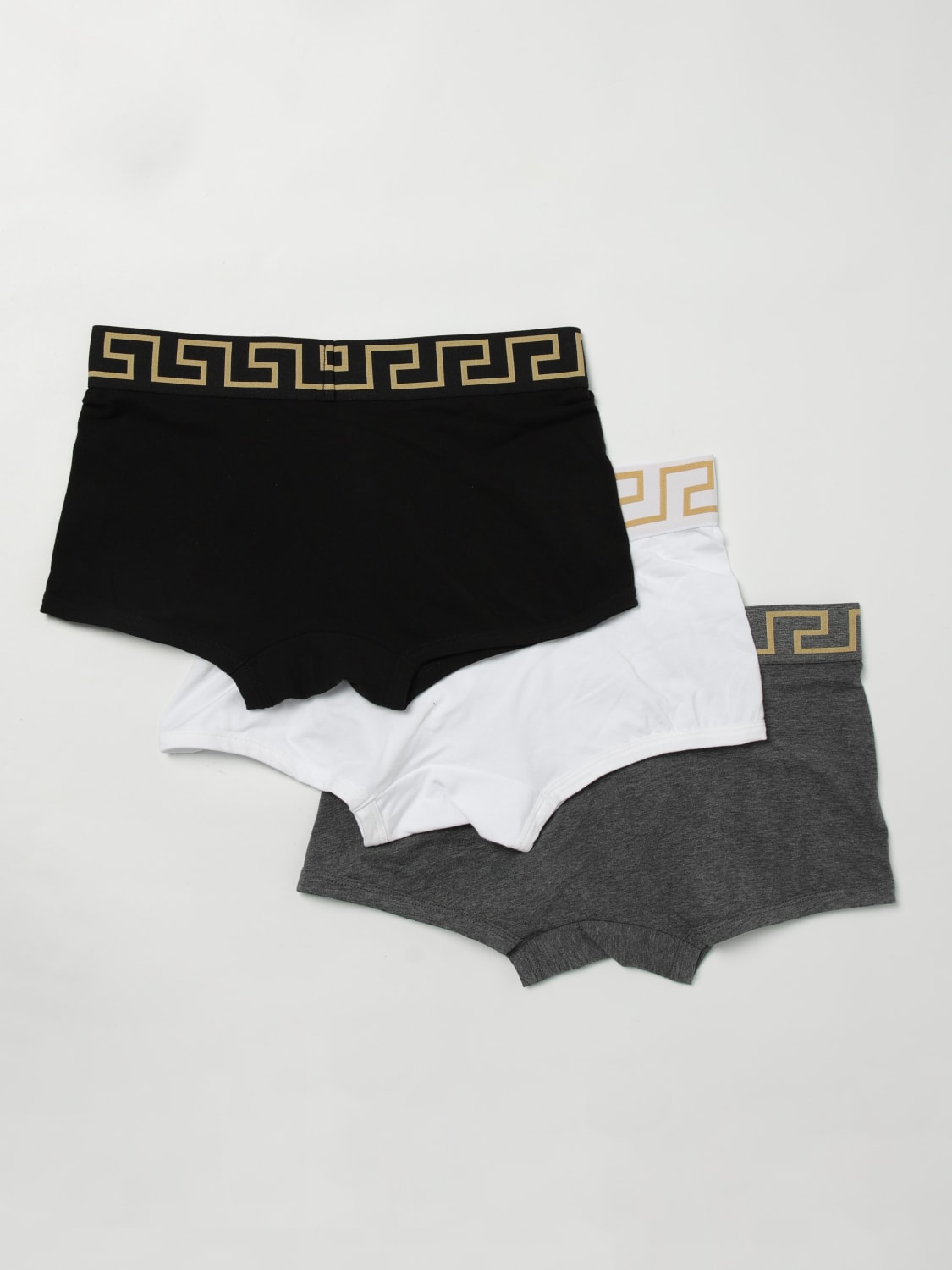 VERSACE UNTERWÄSCHE: Unterwäsche herren Versace, Schwarz - Img 2