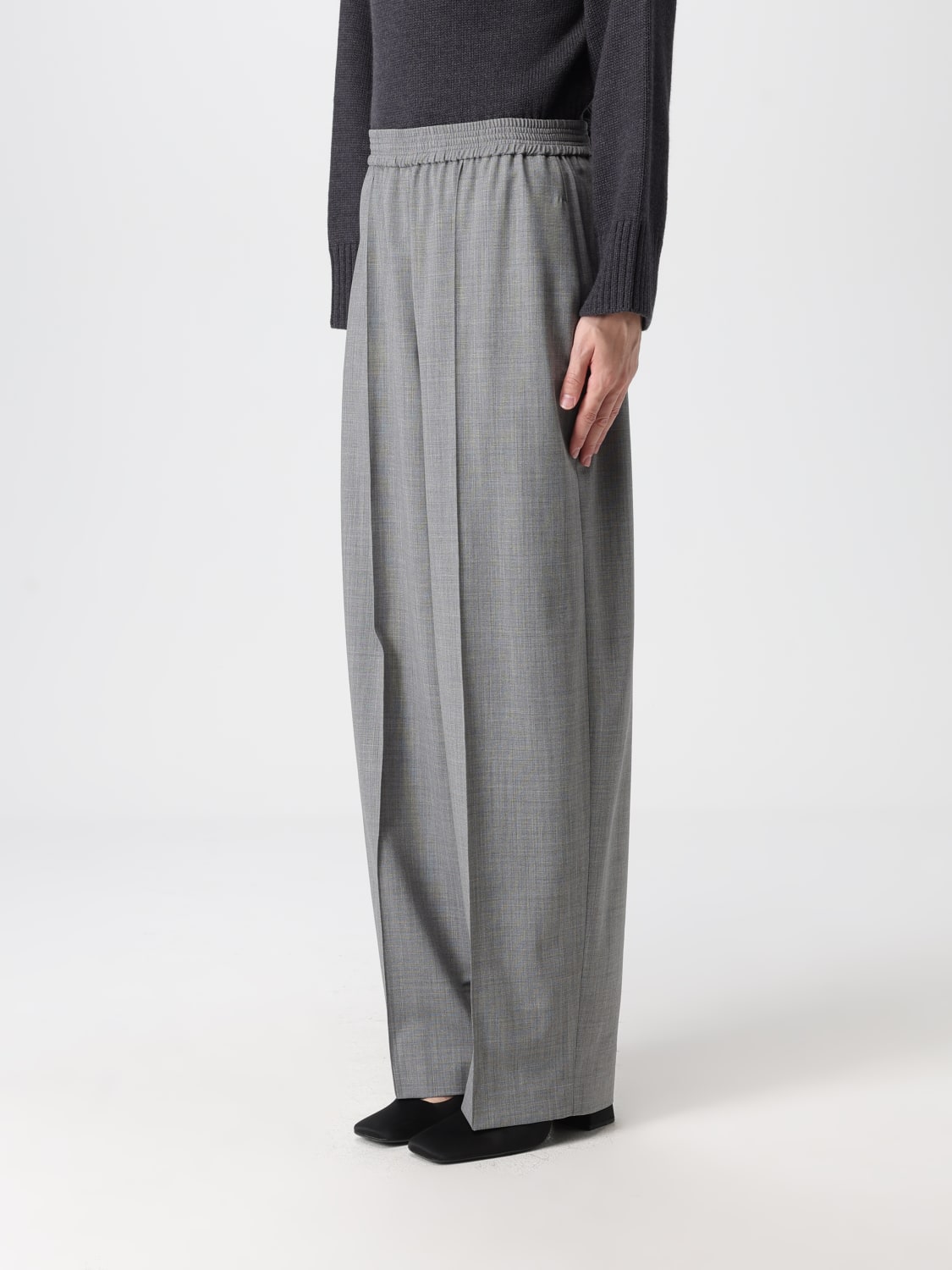 FABIANA FILIPPI PANTALONI: Pantalone Fabiana Filippi in lana , Grigio - Img 3