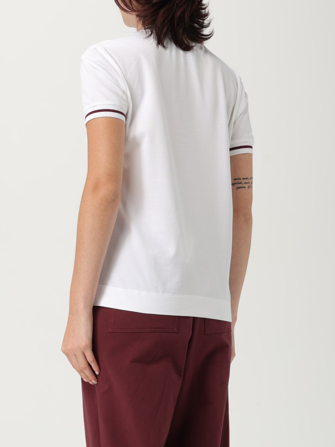 BRUNELLO CUCINELLI T-SHIRT: T-shirt woman Brunello Cucinelli, White - Img 3