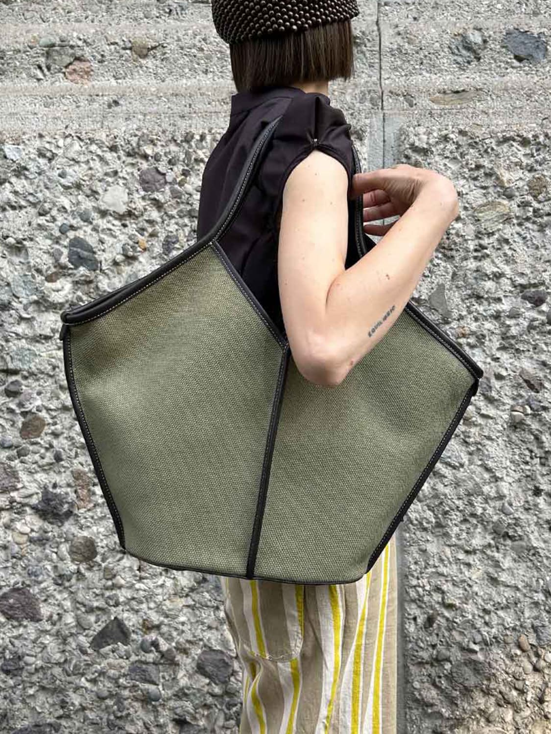 HEREU TOTE BAG: Tote bags woman Hereu, Green - Img 4