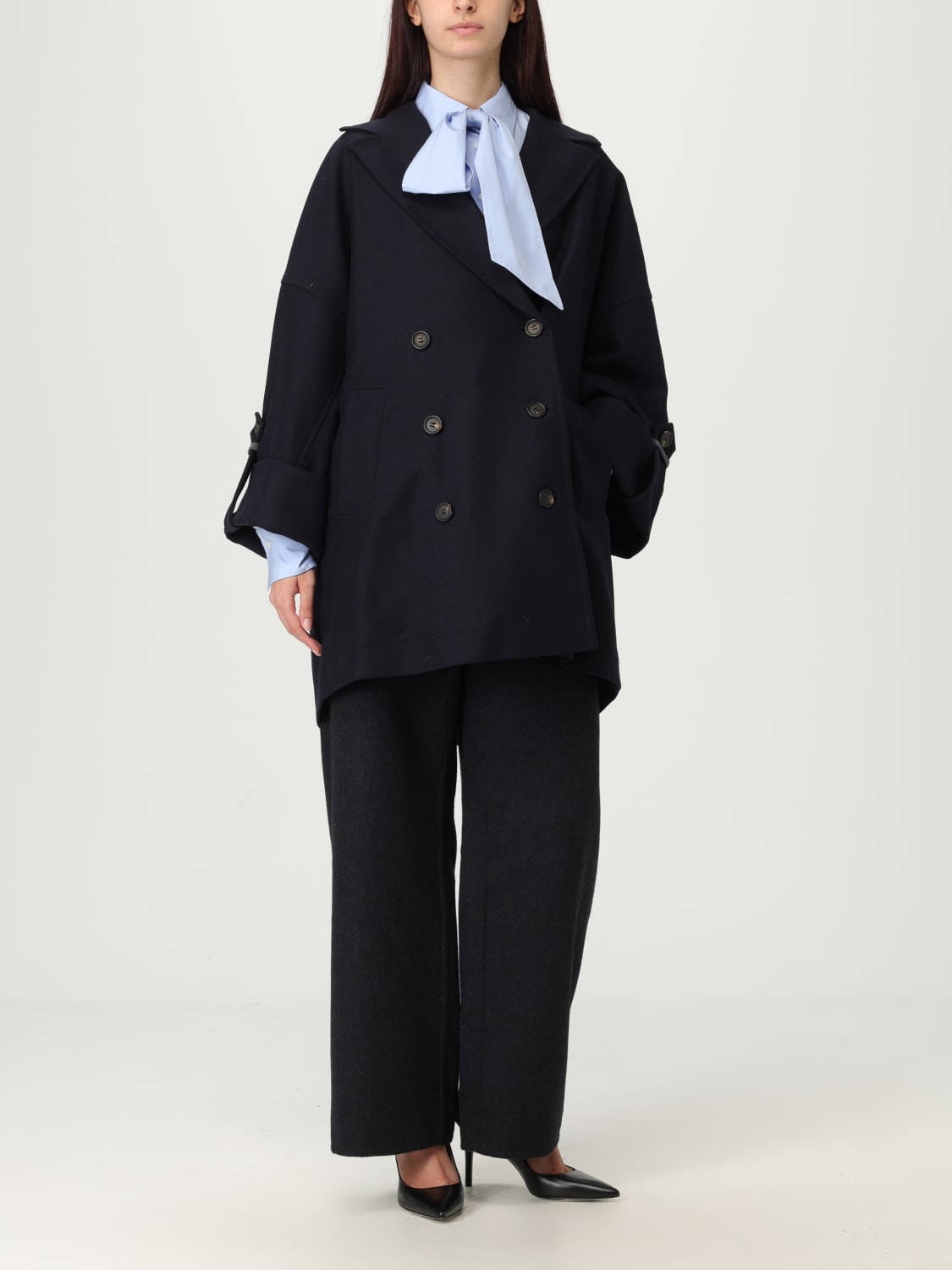 BRUNELLO CUCINELLI PANTALONI: Pantalone Brunello Cucinelli in lana vergine , Antracite - Img 2