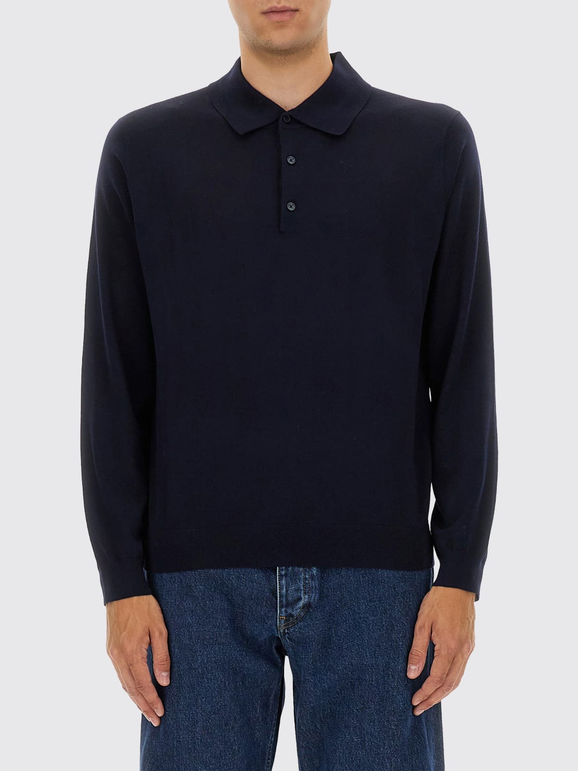 SUNFLOWER POLO SHIRT: Sweater men Sunflower, Blue - Img 1