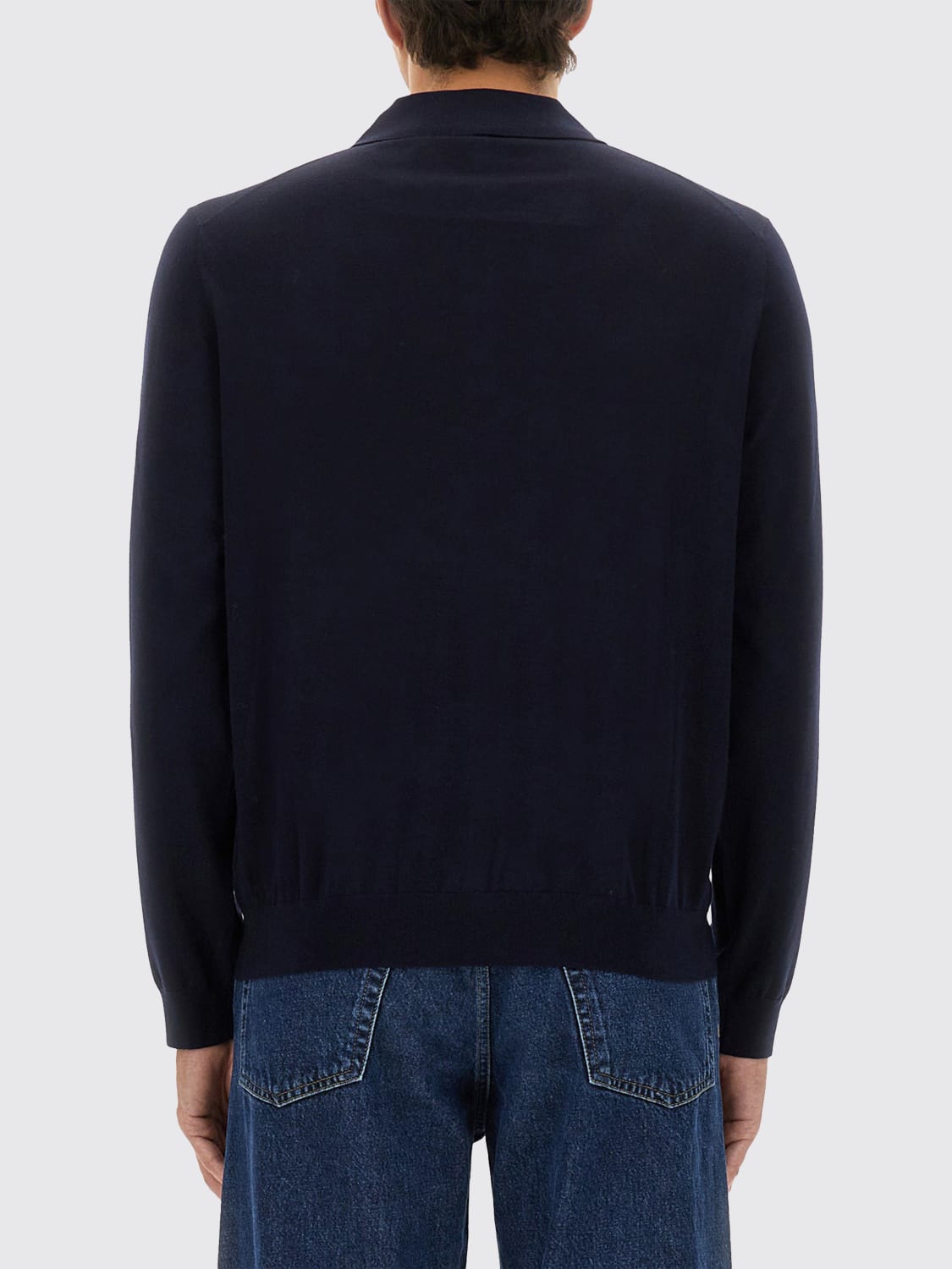 SUNFLOWER POLO SHIRT: Sweater men Sunflower, Blue - Img 2