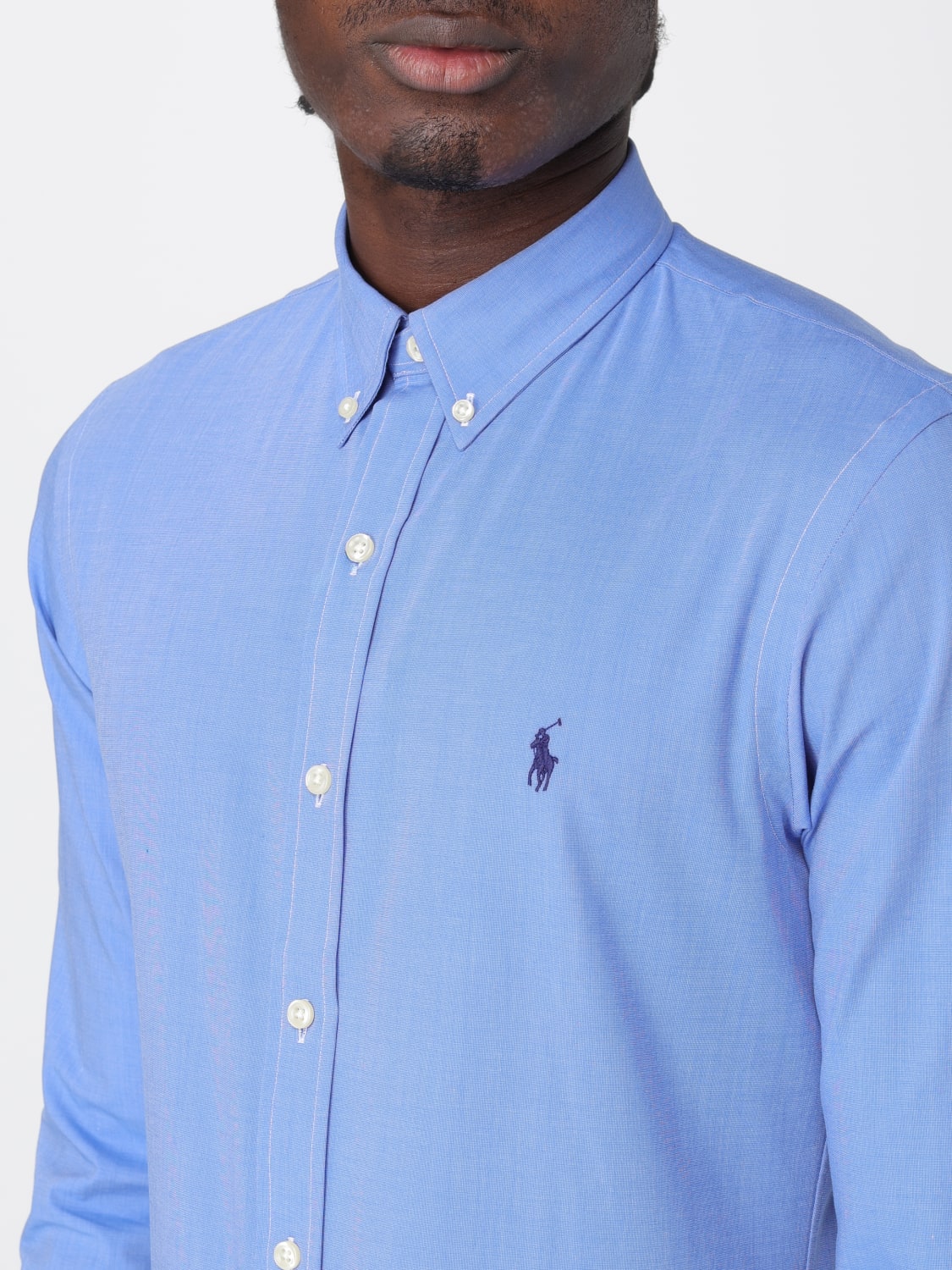 POLO RALPH LAUREN CAMICIA: Camicia Polo Ralph Lauren in cotone, Blue 1 - Img 3
