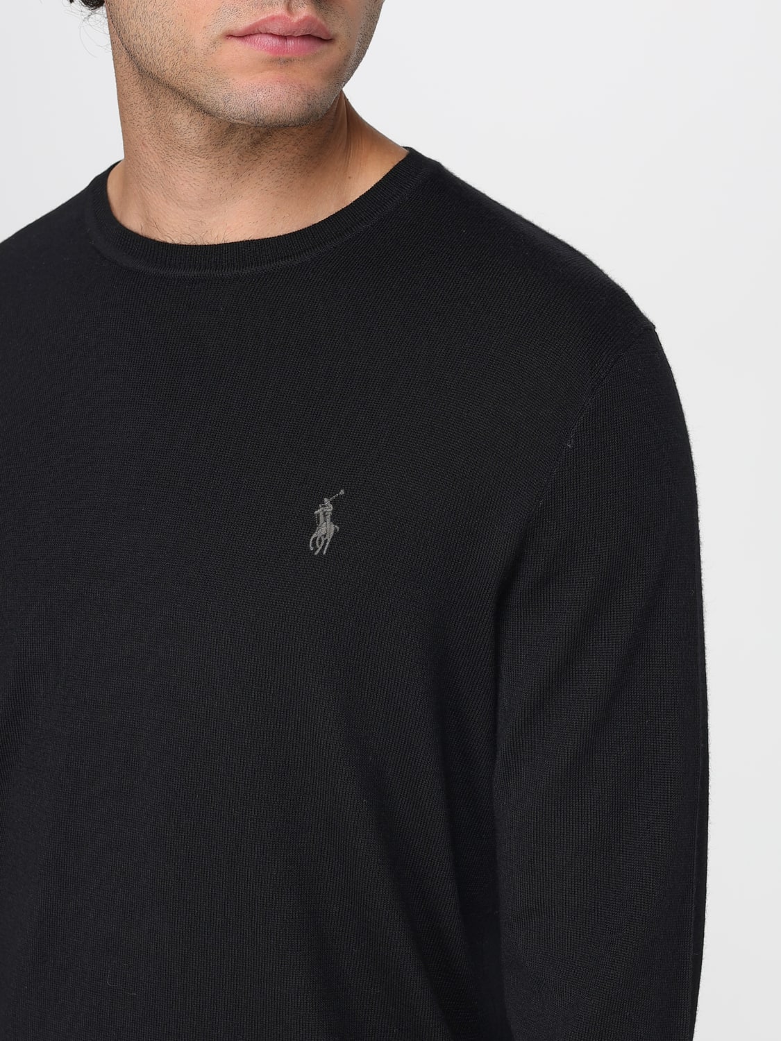 POLO RALPH LAUREN PULLOVER: Pullover herren Polo Ralph Lauren, Schwarz - Img 3