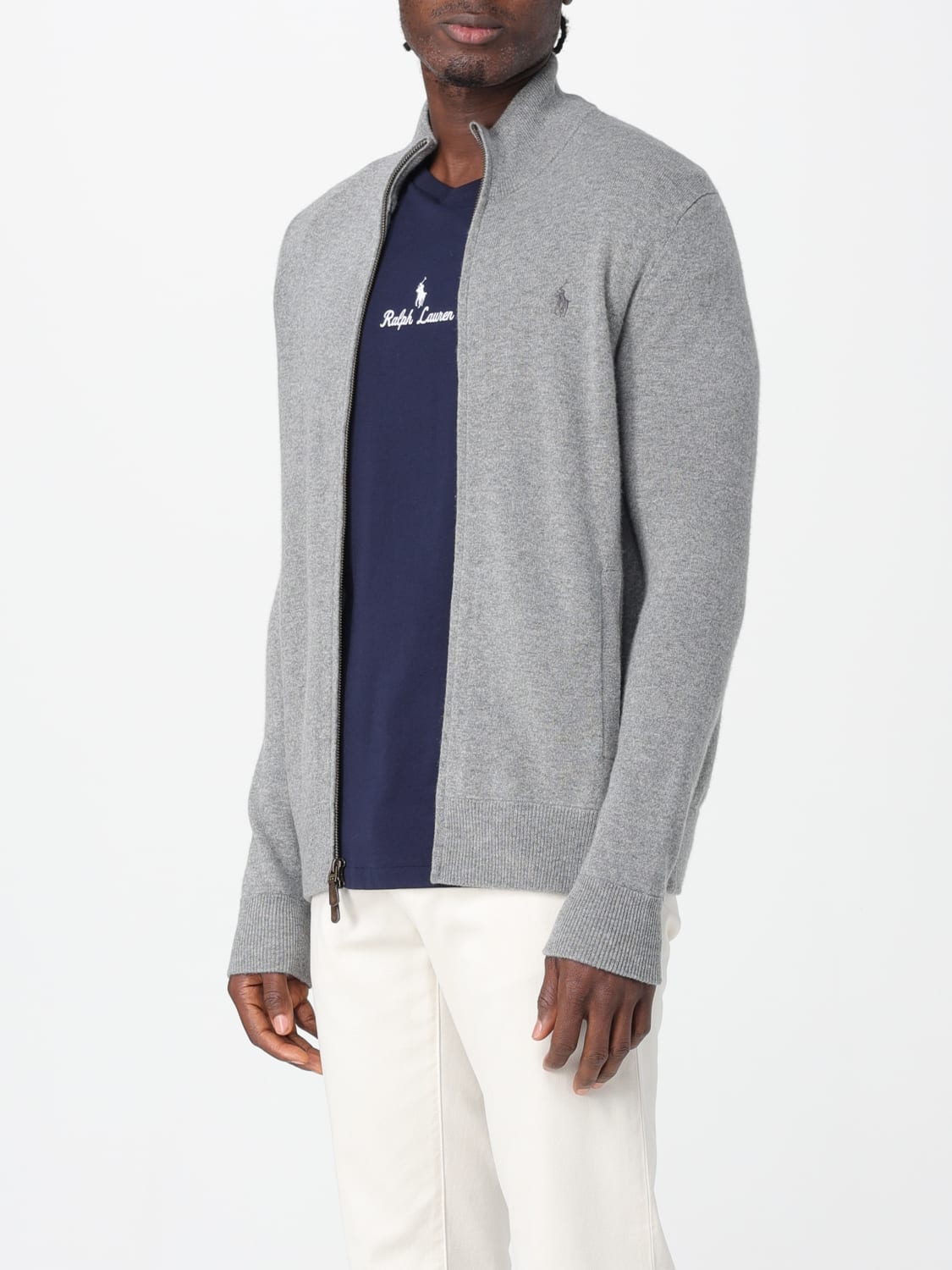 POLO RALPH LAUREN SWEATER: Sweater men Polo Ralph Lauren, Grey - Img 3