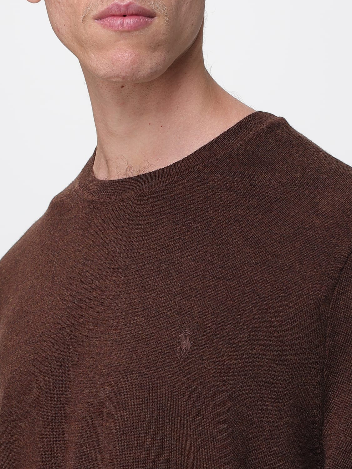 POLO RALPH LAUREN PULLOVER: Pullover herren Polo Ralph Lauren, Braun - Img 3