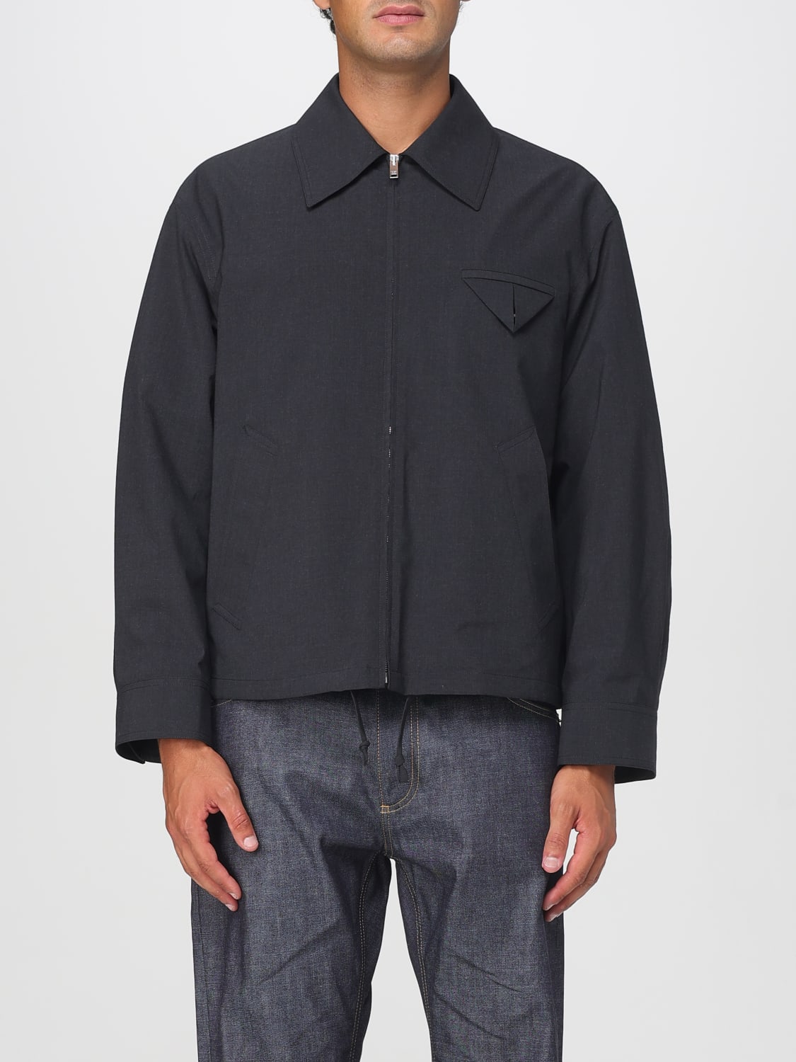 BOTTEGA VENETA JACKET: Blazer men Bottega Veneta, Grey - Img 1