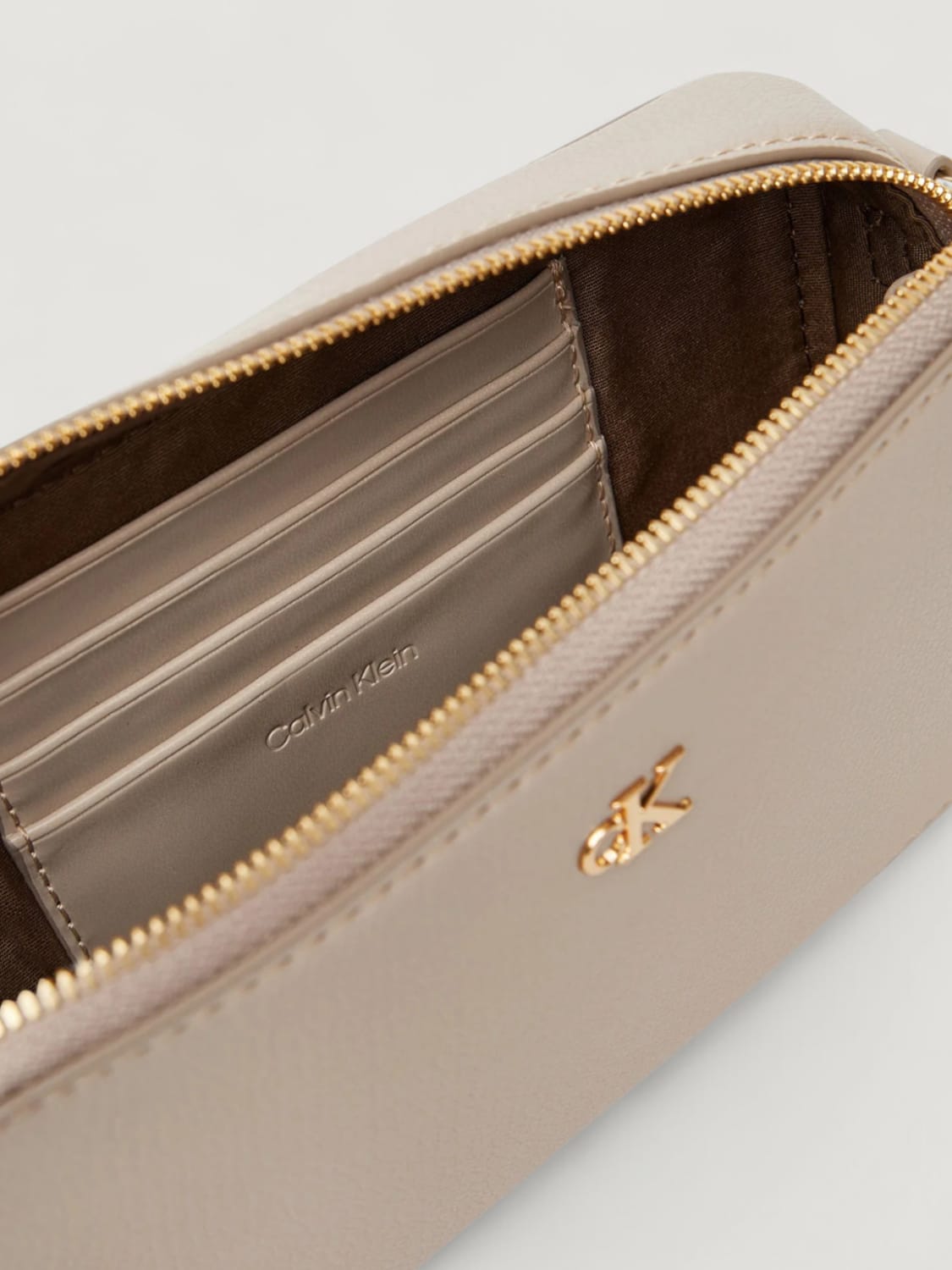 CALVIN KLEIN BORSA A TRACOLLA: Borsa mini a tracolla CK Calvin Klein, Bianco - Img 5