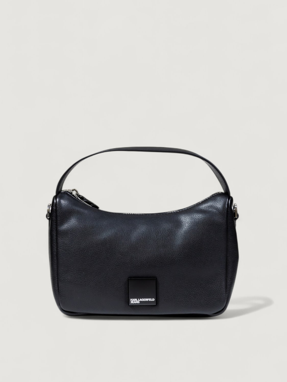 KARL LAGERFELD BORSA A MANO: Borsa Karl Lagerfeld in pelle sintetica, Nero - Img 1