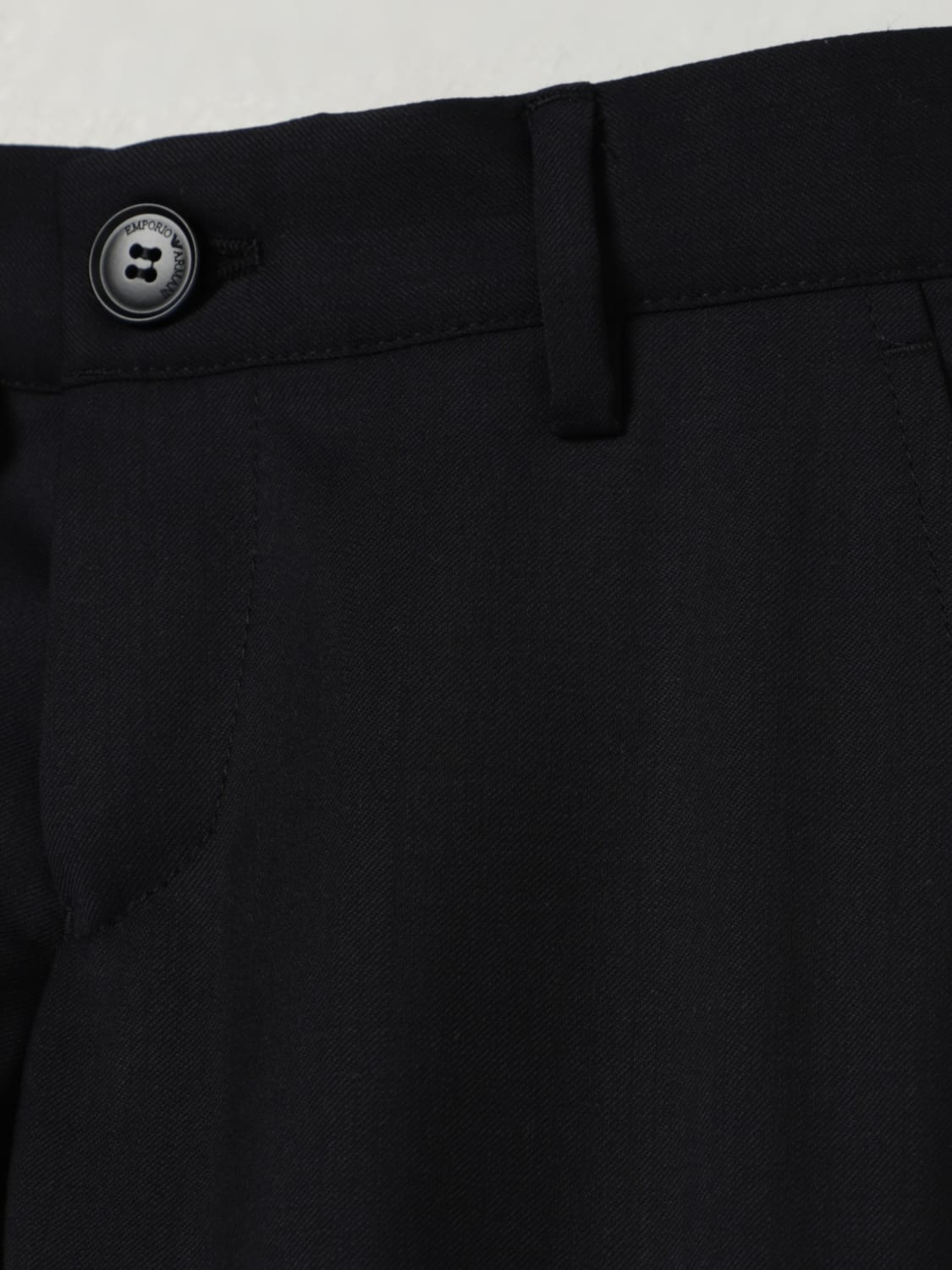 EMPORIO ARMANI PANTALONES: Pantalón niños Emporio Armani, Azul Oscuro - Img 3