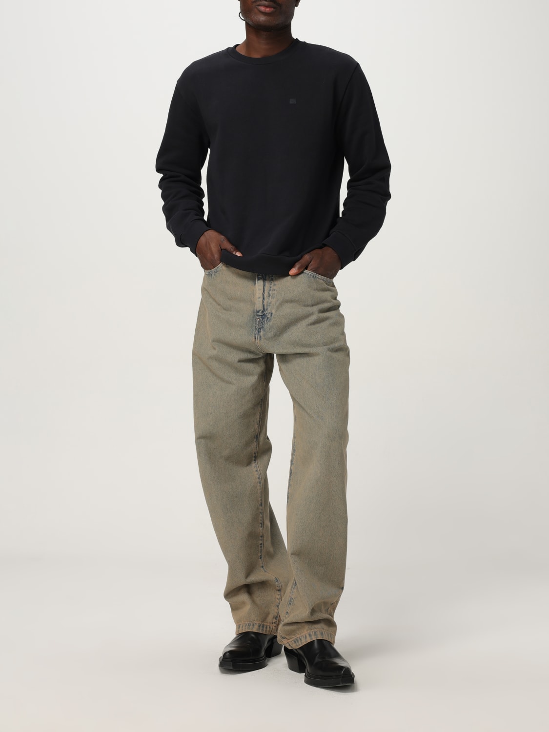 ACNE STUDIOS SUDADERA: Jersey hombre Acne Studios, Negro - Img 2