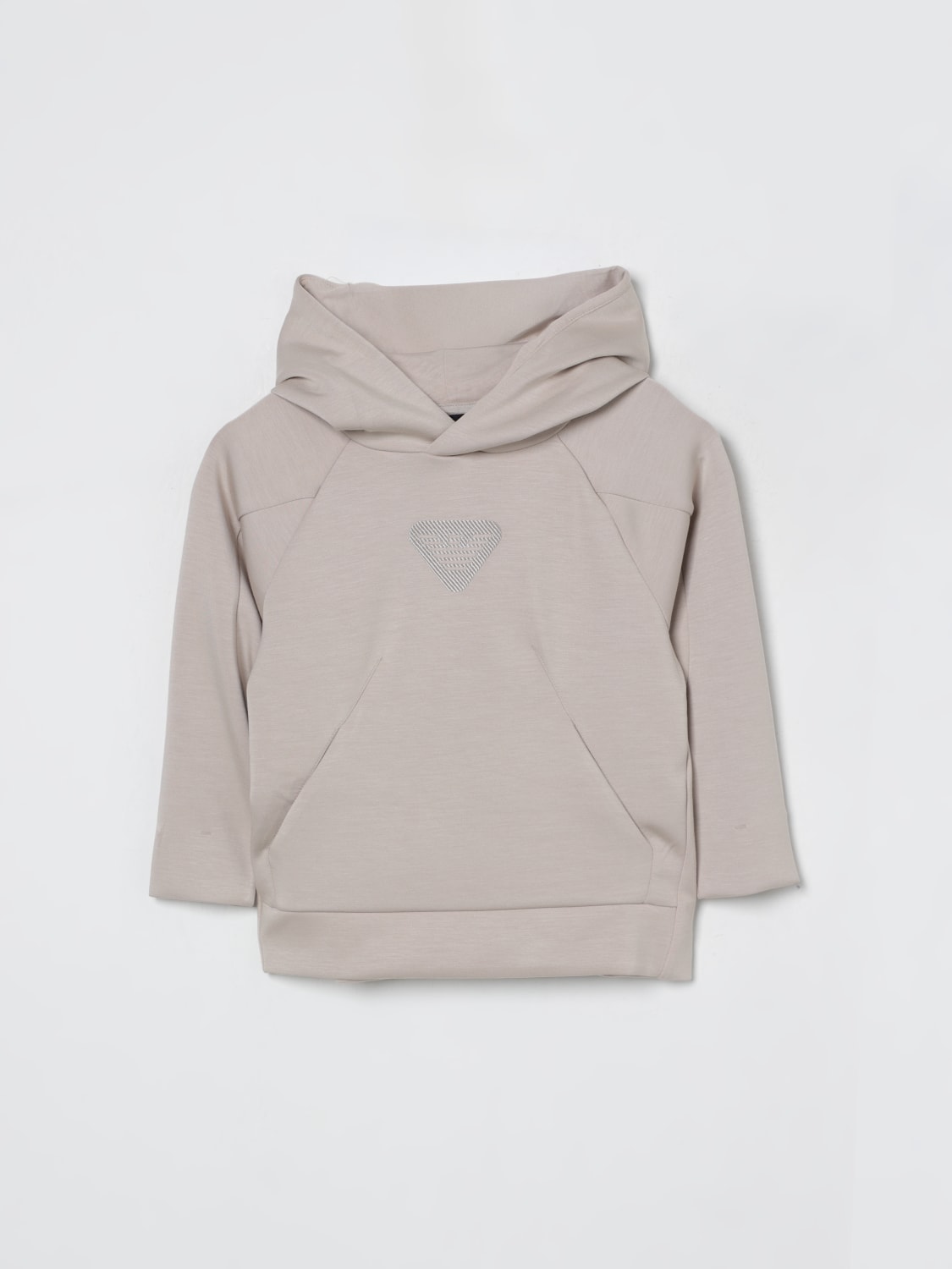 EMPORIO ARMANI SWEATER: Sweater kids Emporio Armani, Beige - Img 1