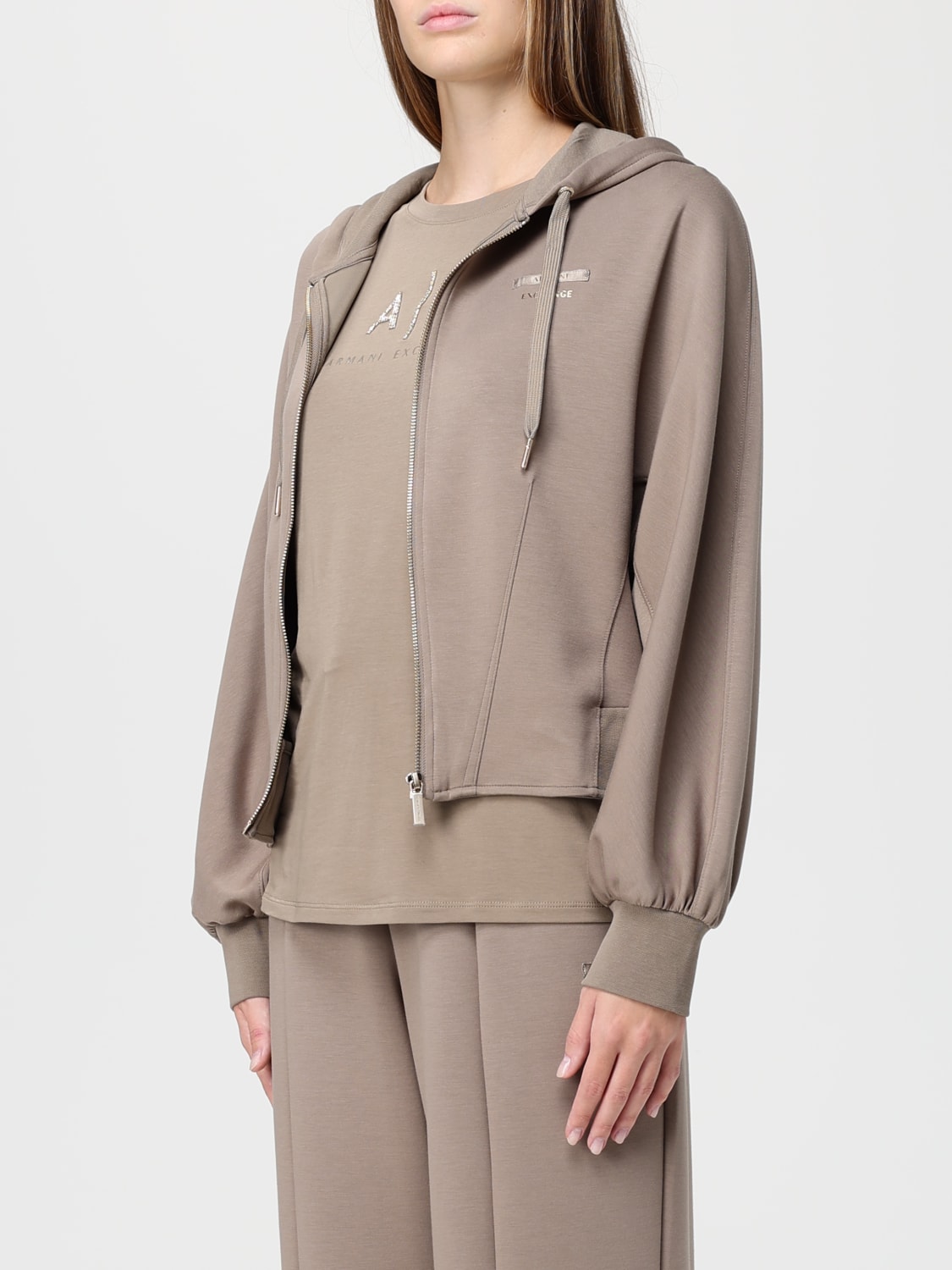 ARMANI EXCHANGE SWEATSHIRT: Sweatshirt damen Armani Exchange, Beige - Img 4