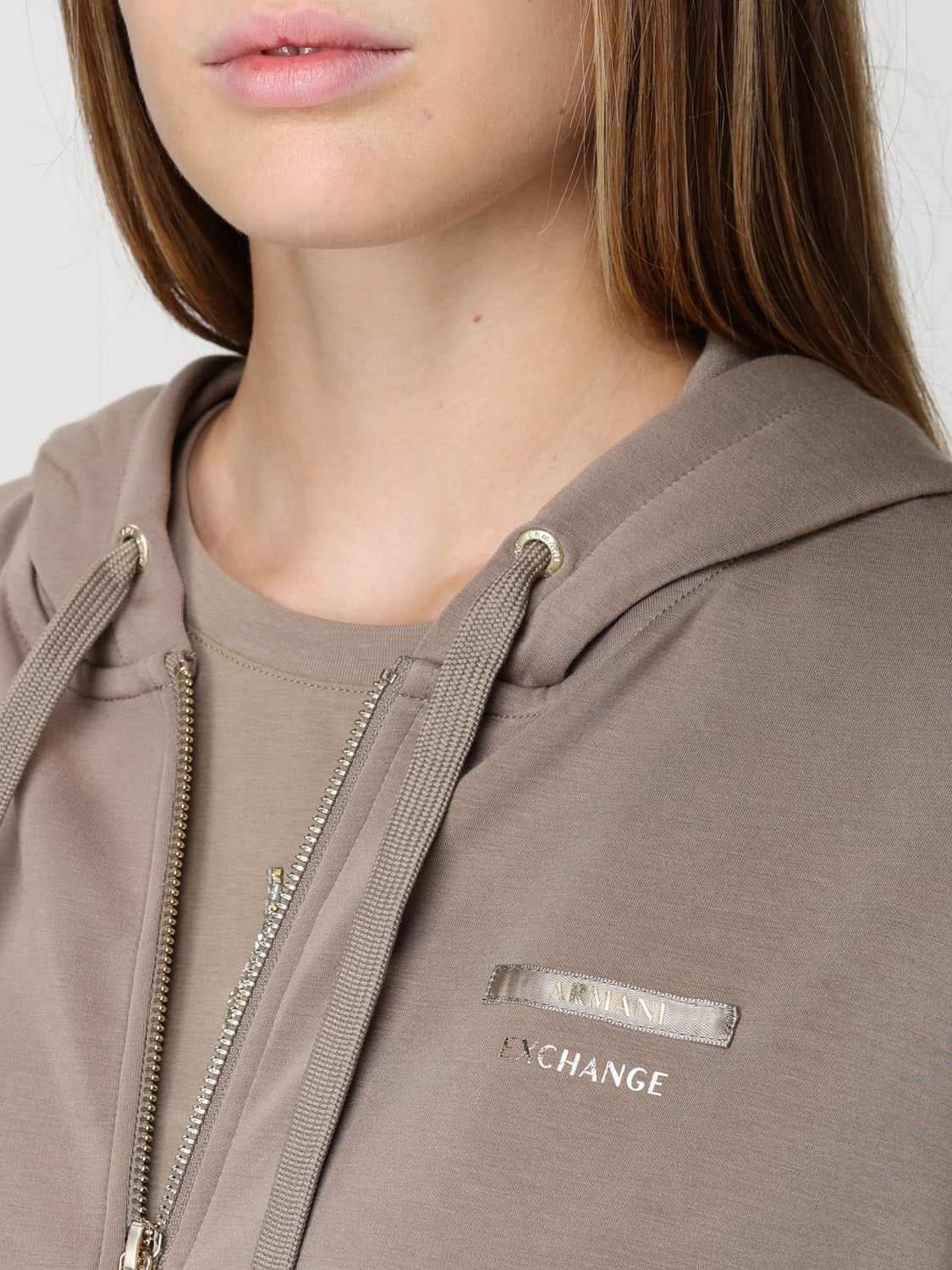 ARMANI EXCHANGE SWEATSHIRT: Sweatshirt damen Armani Exchange, Beige - Img 5