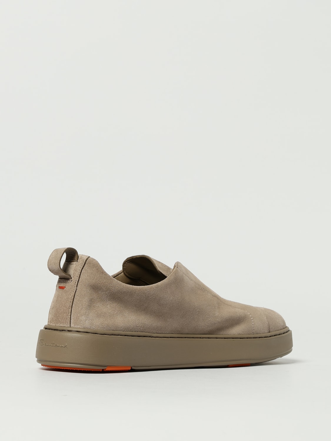 SANTONI SNEAKERS: Shoes men Santoni, Beige - Img 3
