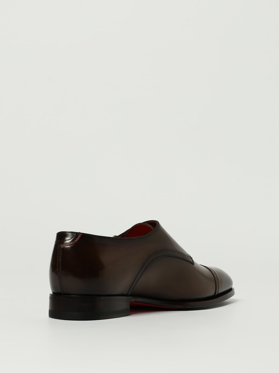 SANTONI BROGUE SHOES: Loafers men Santoni, Brown - Img 3