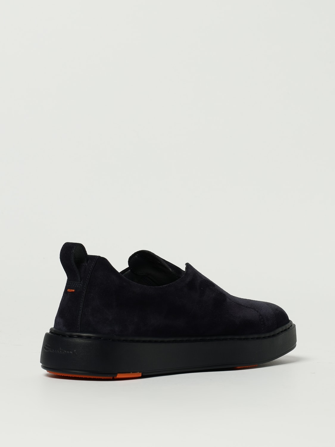 SANTONI SNEAKERS: Shoes men Santoni, Blue - Img 3