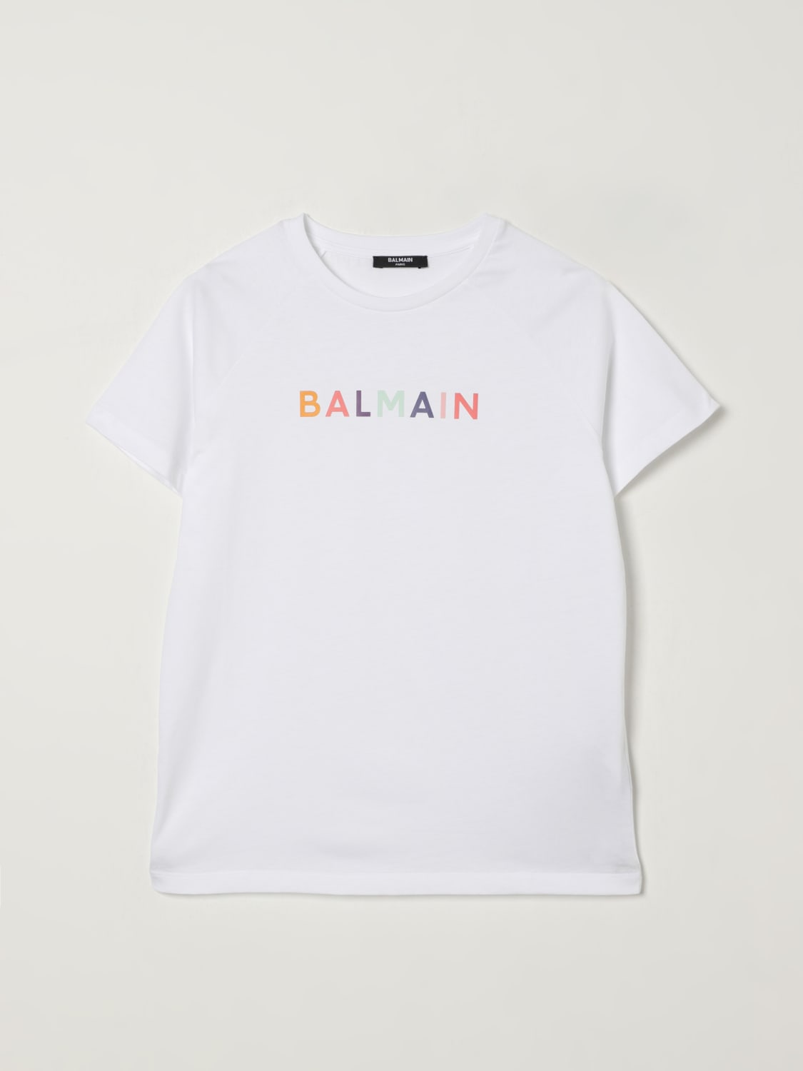 BALMAIN T-SHIRT: T-shirt kids Balmain, White - Img 1