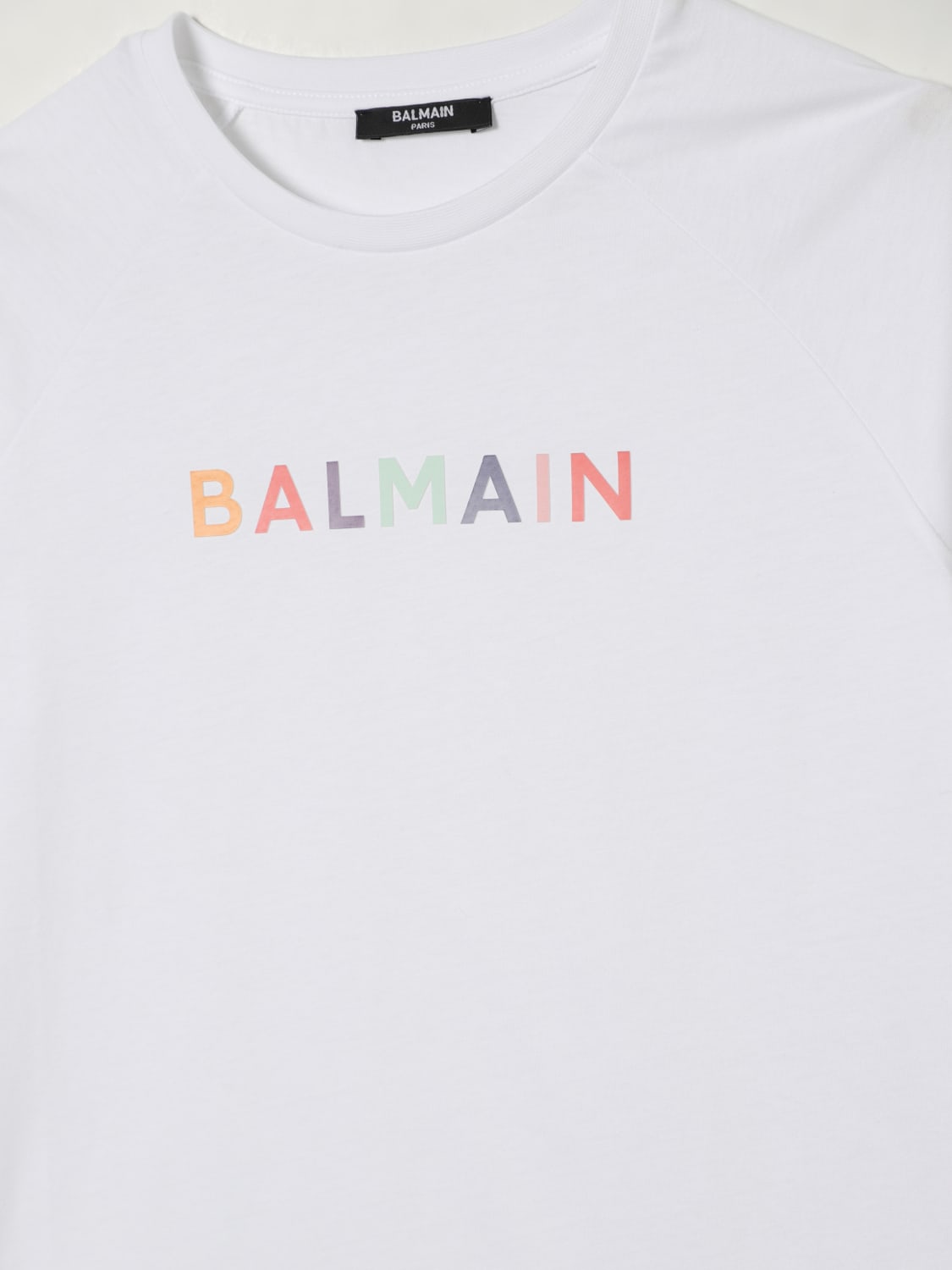 BALMAIN T-SHIRT: T-shirt kids Balmain, White - Img 3