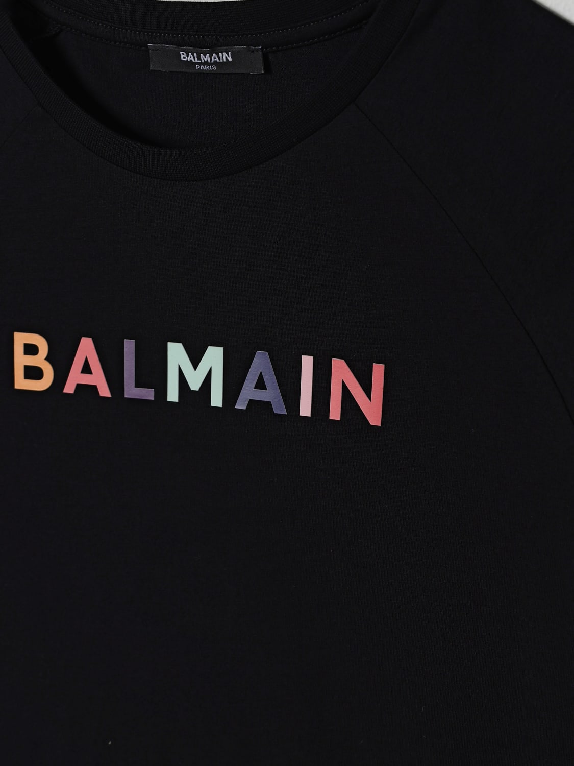 BALMAIN T-SHIRT: T-shirt kids Balmain, Black - Img 3