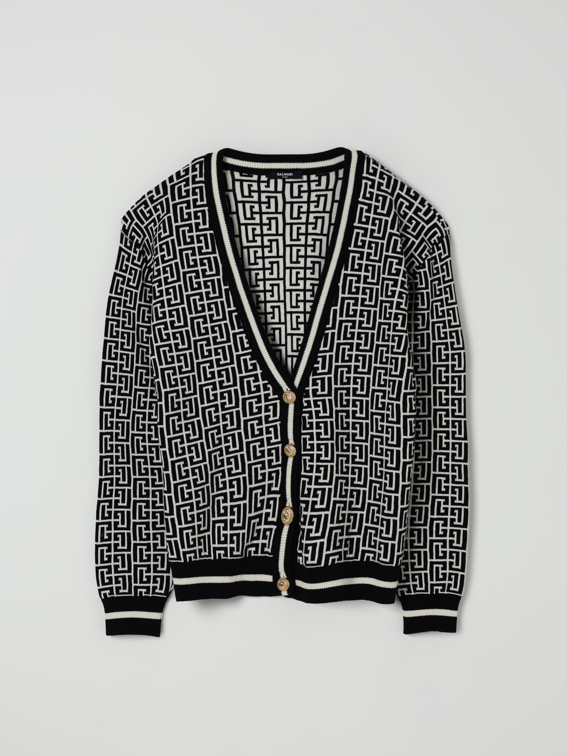 BALMAIN PULLOVER: Jacke kinder Balmain, Ivory - Img 1