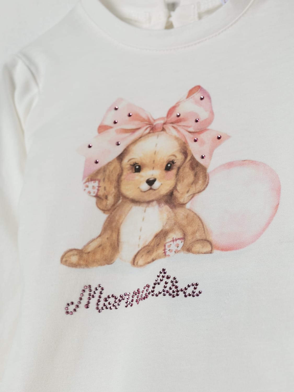 MONNALISA CAMISETA: Camiseta niños Monnalisa, Nata - Img 3