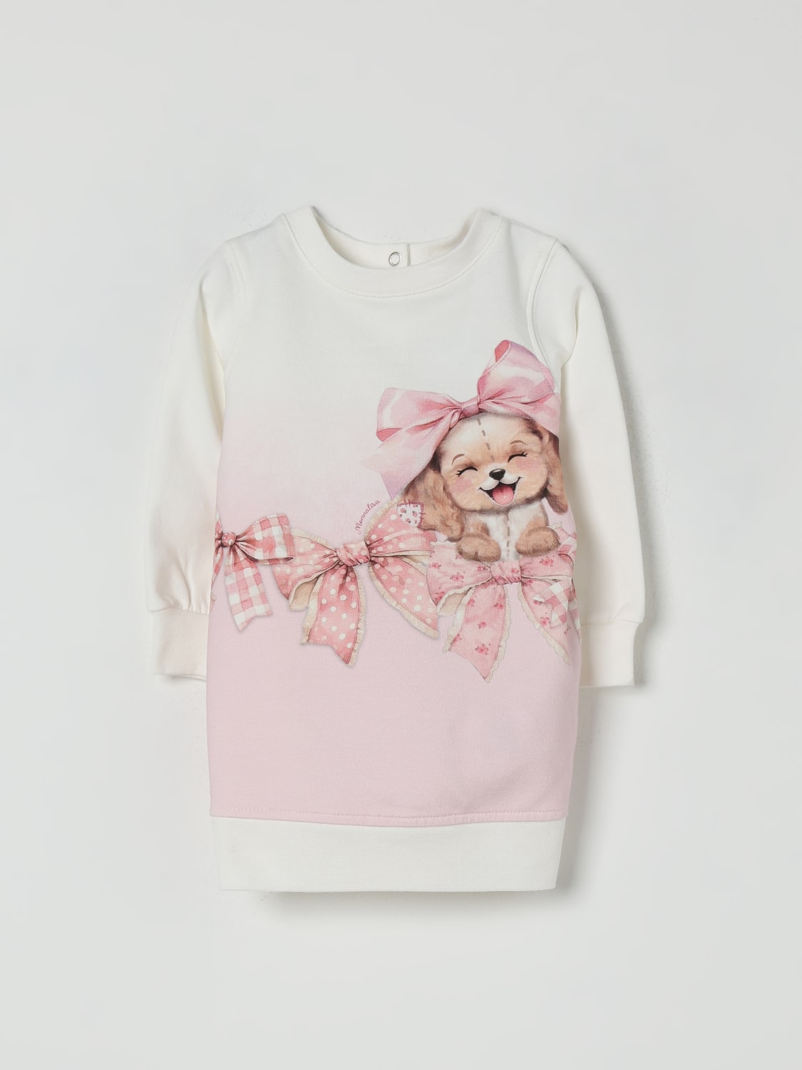 MONNALISA ROMPER: Romper kids Monnalisa, Yellow Cream - Img 1