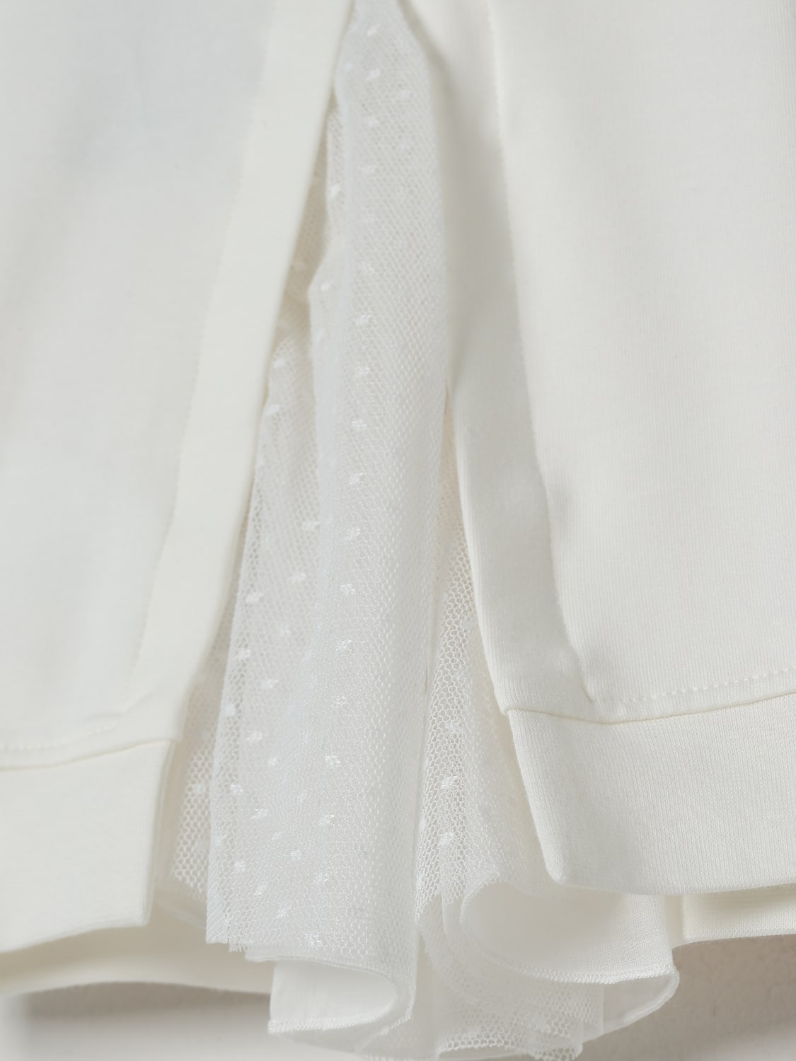 MONNALISA ROMPER: Romper kids Monnalisa, Yellow Cream - Img 3