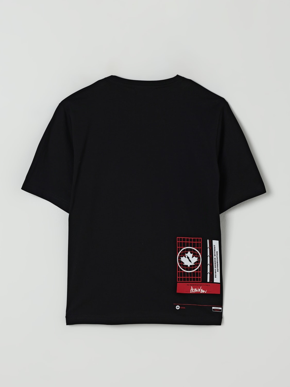 DSQUARED2 CAMISETA: Camiseta niños Dsquared2, Negro - Img 2