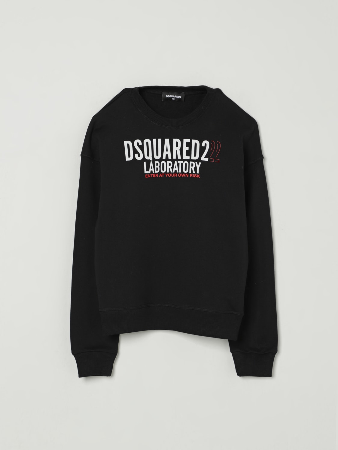 DSQUARED2 SWEATER: Sweater kids Dsquared2, Black - Img 1