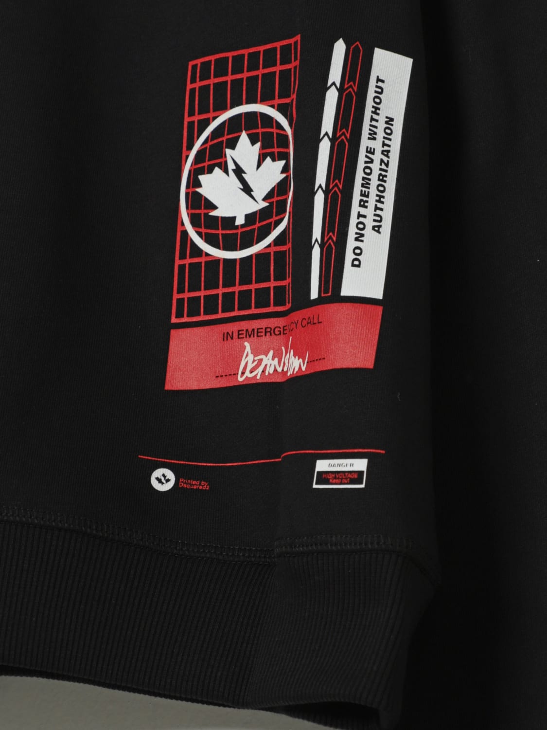 DSQUARED2 SWEATER: Sweater kids Dsquared2, Black - Img 3