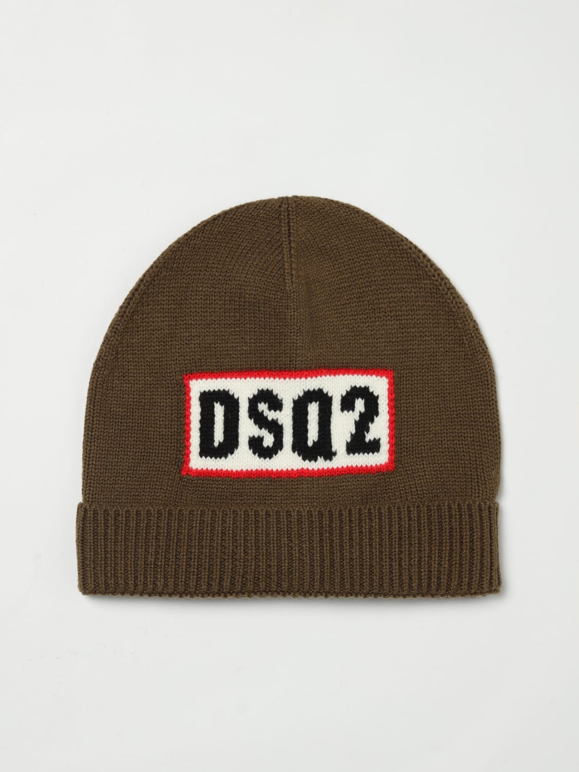 DSQUARED2 GORRO: Gorros niña niños Dsquared2, Oliva - Img 1