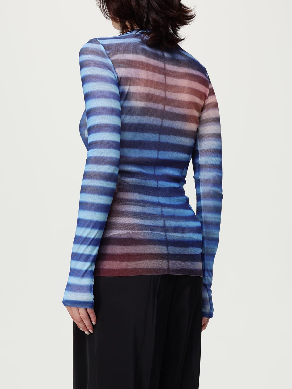 JEAN PAUL GAULTIER TOP: Camiseta mujer Jean Paul Gaultier, Azul Oscuro - Img 3