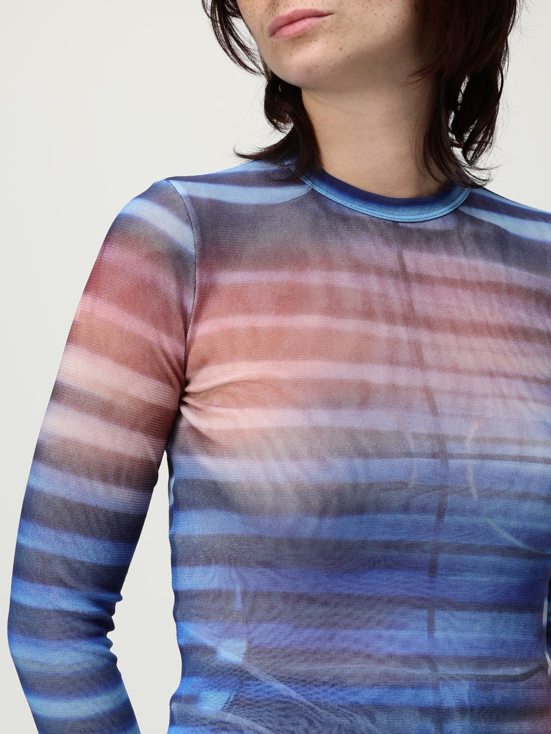 JEAN PAUL GAULTIER TOP: Camiseta mujer Jean Paul Gaultier, Azul Oscuro - Img 5