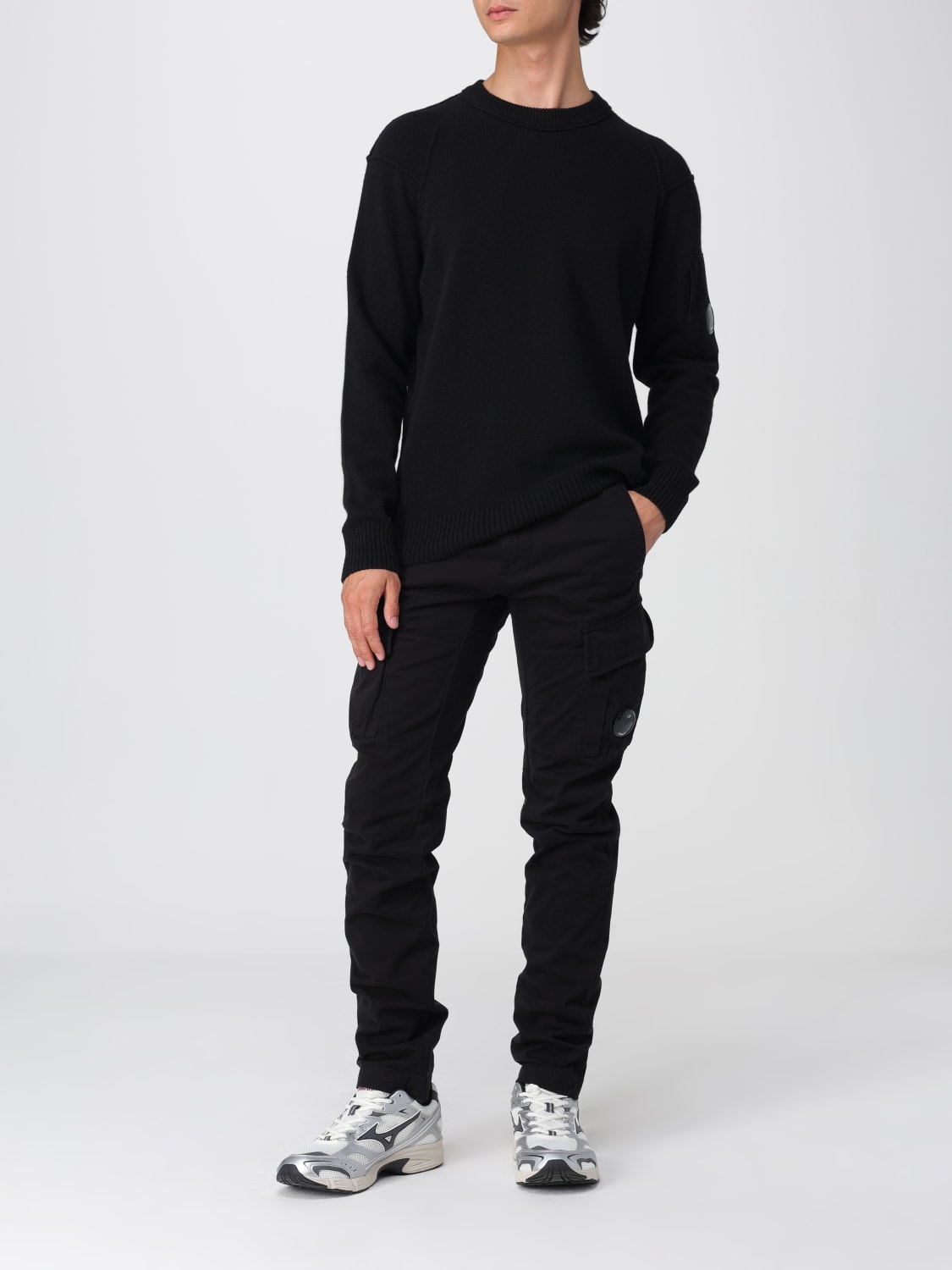 C.P. COMPANY SWEATER: Sweatshirt men C.P. Company, Black - Img 2