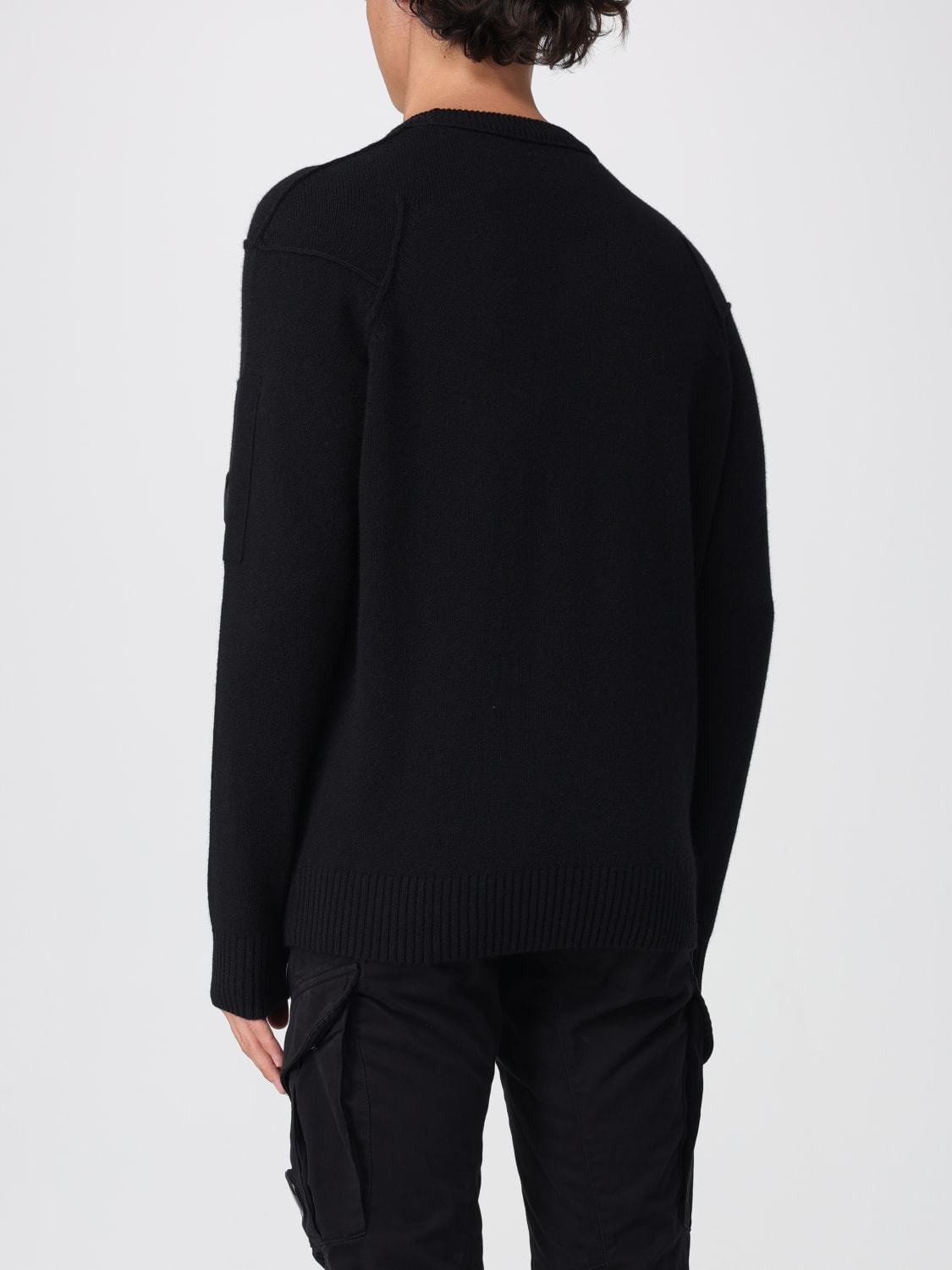 C.P. COMPANY SWEATER: Sweatshirt men C.P. Company, Black - Img 3