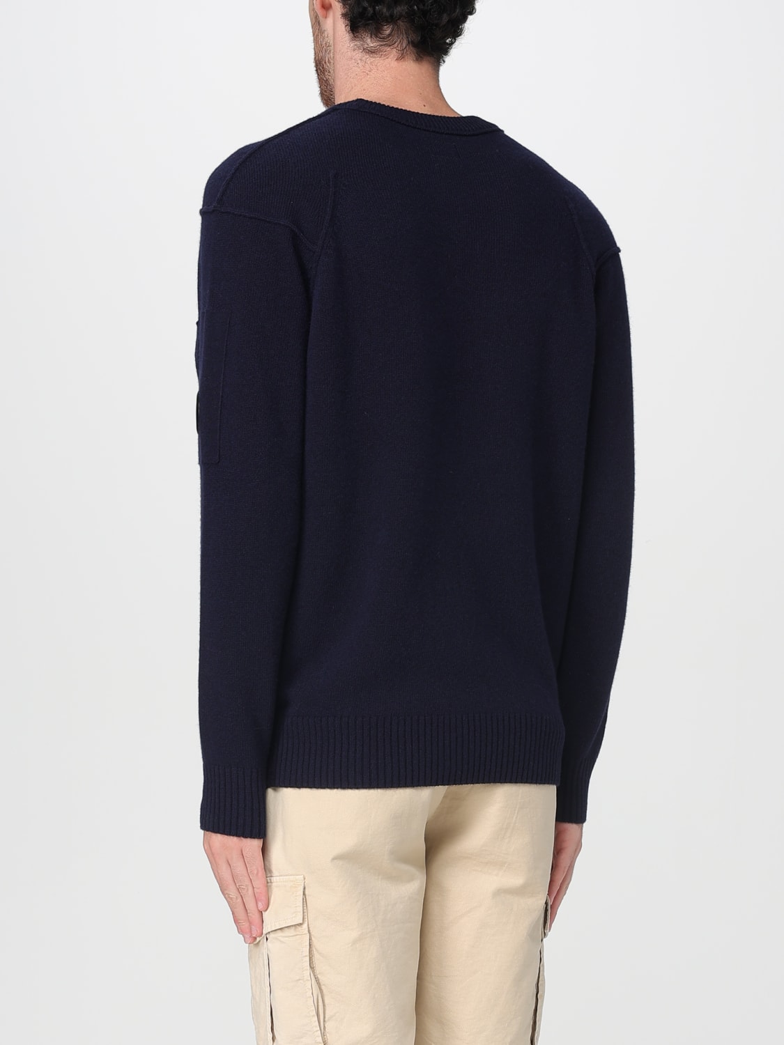 C.P. COMPANY SWEATER: Sweatshirt men C.P. Company, Blue - Img 2