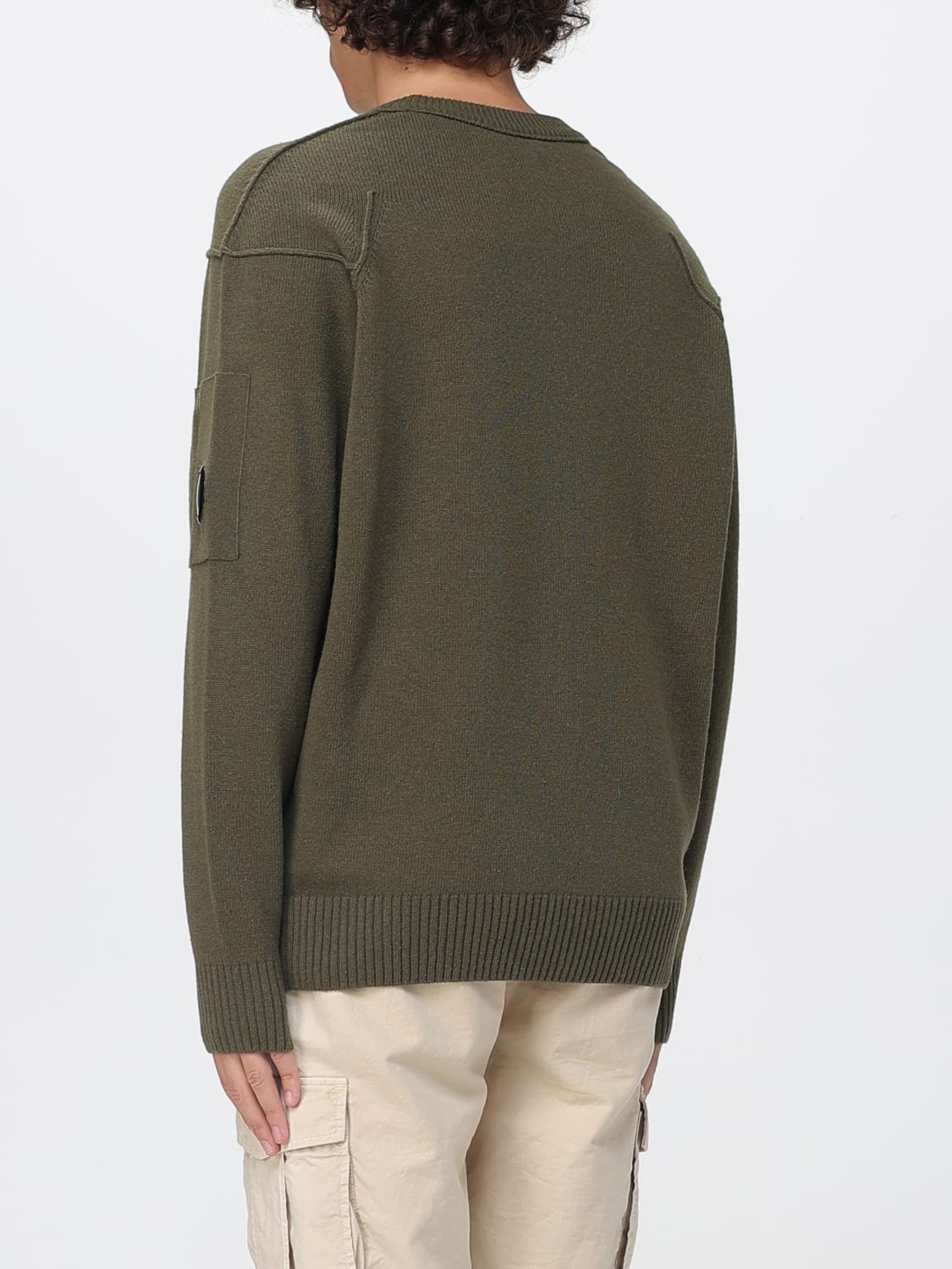 C.P. COMPANY SWEATER: Sweatshirt men C.P. Company, Ivory - Img 2