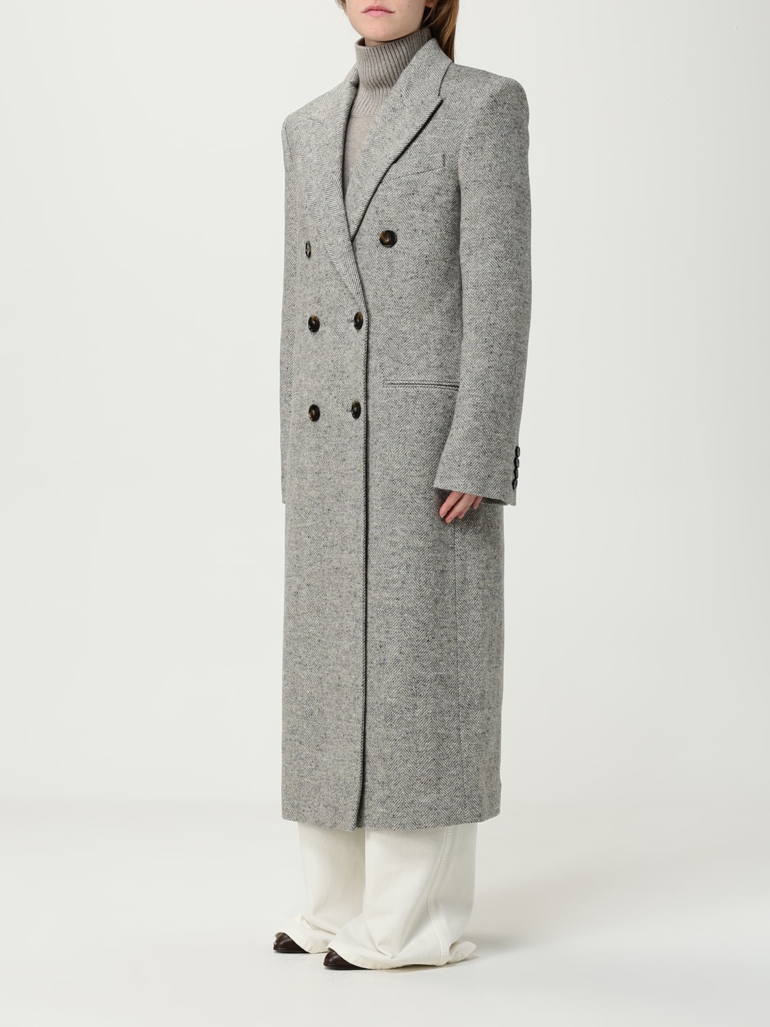 STELLA MCCARTNEY MANTEL: Mantel damen Stella McCartney, Grau - Img 3