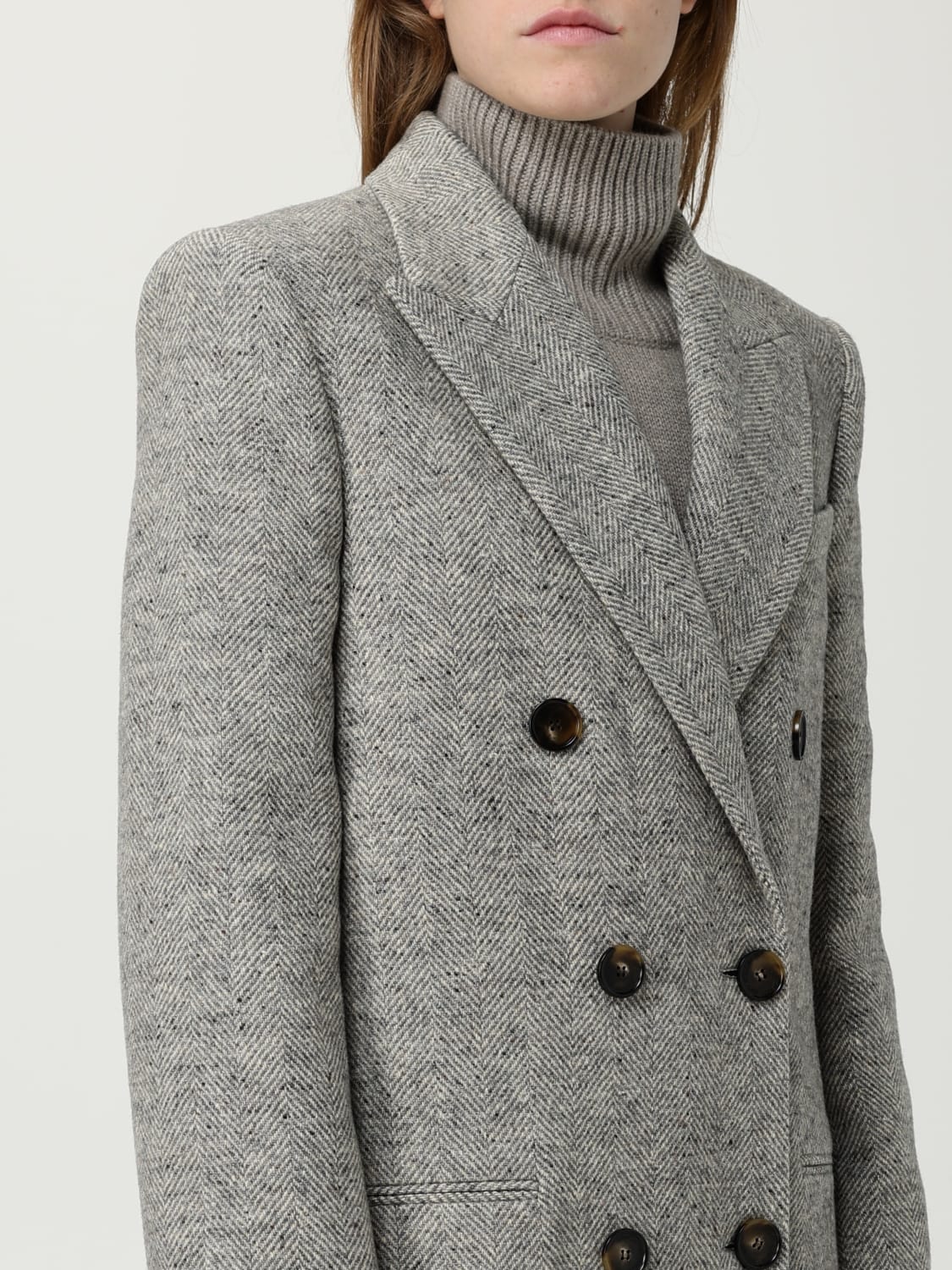 STELLA MCCARTNEY MANTEL: Mantel damen Stella McCartney, Grau - Img 4