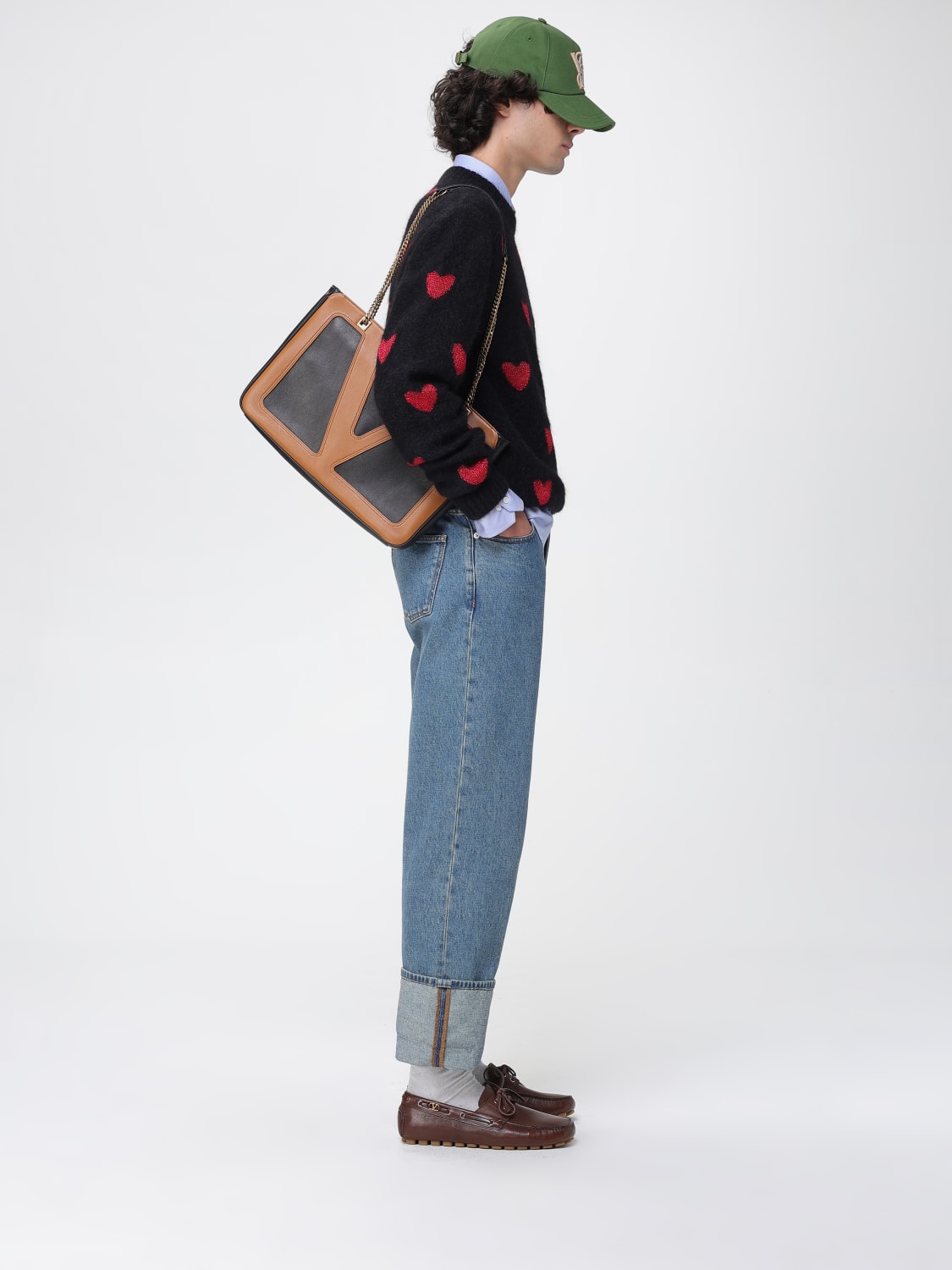 VALENTINO GARAVANI BANDOLERA: Bolsos hombre Valentino Garavani, Negro - Img 2