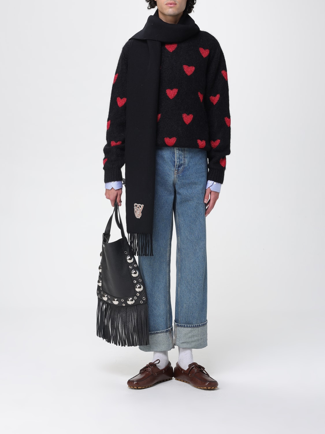 VALENTINO GARAVANI SHOULDER BAG: Bags men Valentino Garavani, Black - Img 2