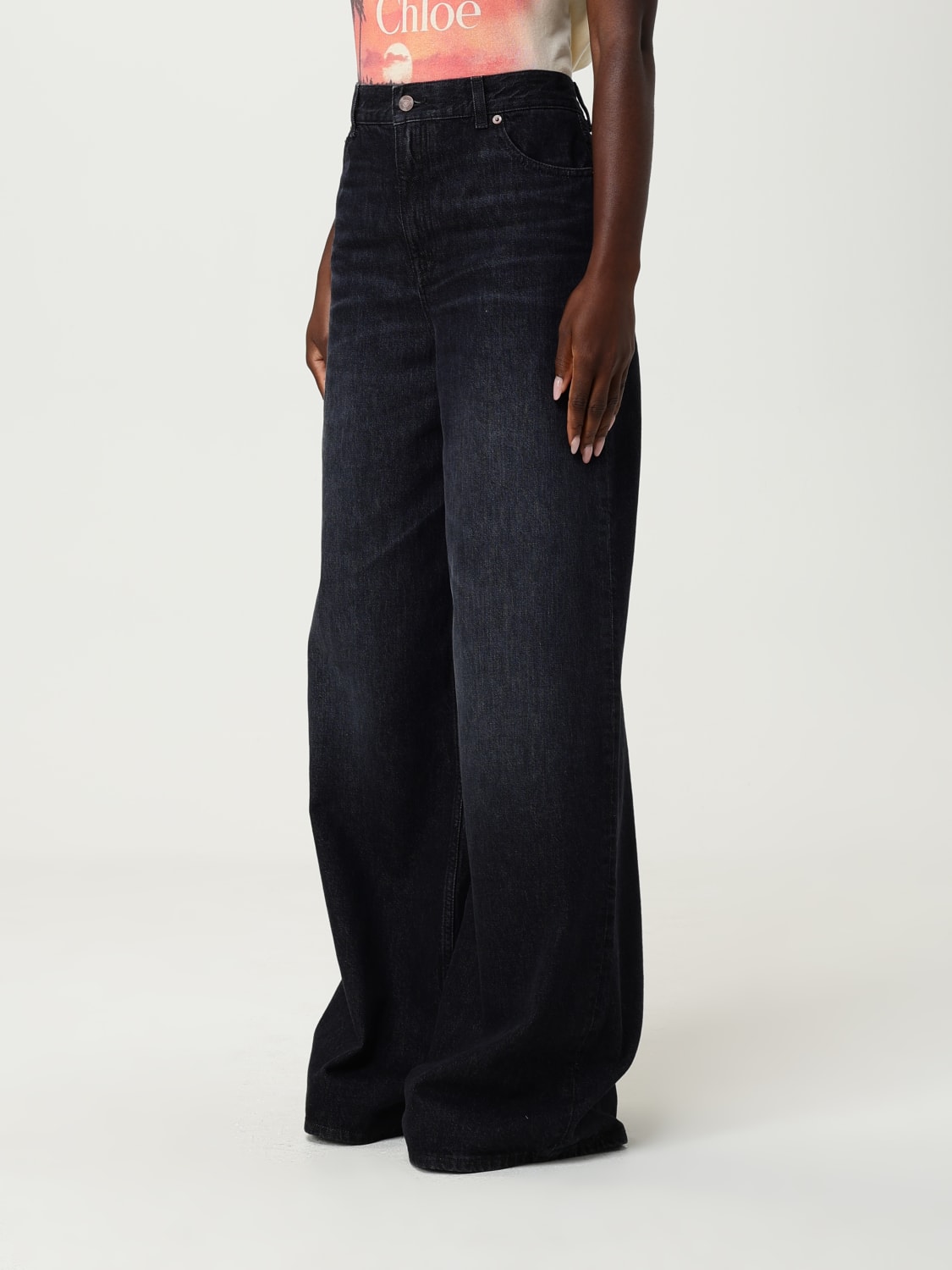 CHLOÉ JEANS: Jeans femme ChloÉ, Noir - Img 4