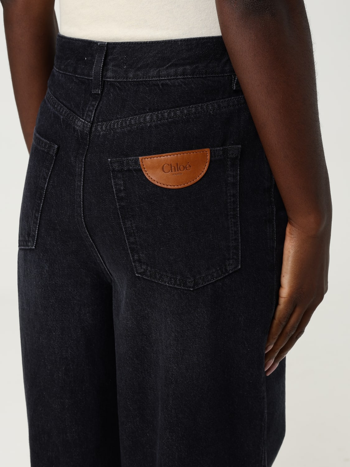 CHLOÉ JEANS: Jeans femme ChloÉ, Noir - Img 5