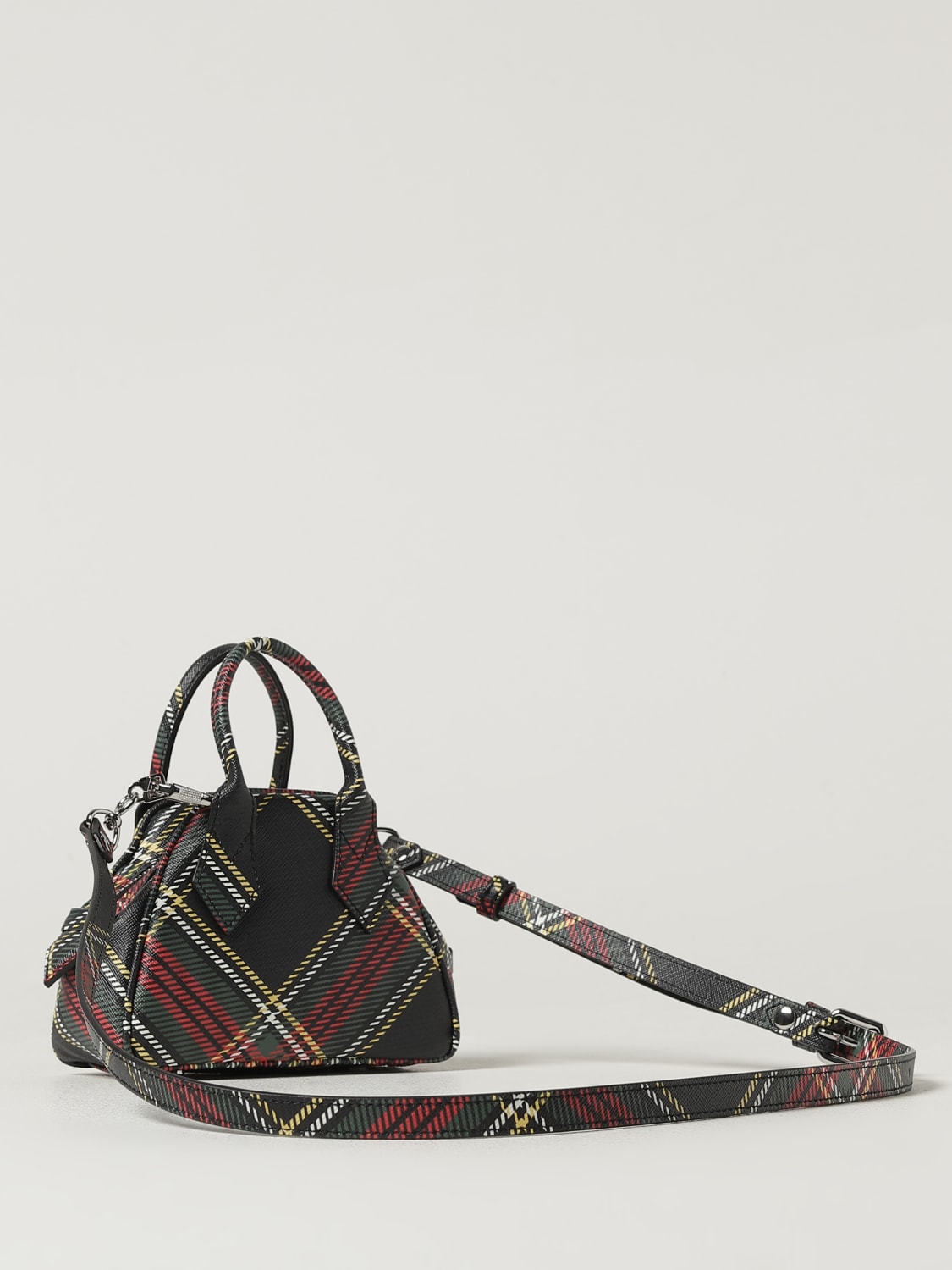 VIVIENNE WESTWOOD MINI SAC: Sac porté main femme Vivienne Westwood, Rouge - Img 3