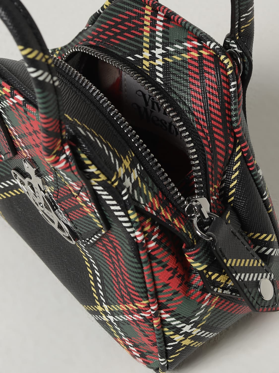 VIVIENNE WESTWOOD MINI SAC: Sac porté main femme Vivienne Westwood, Rouge - Img 5