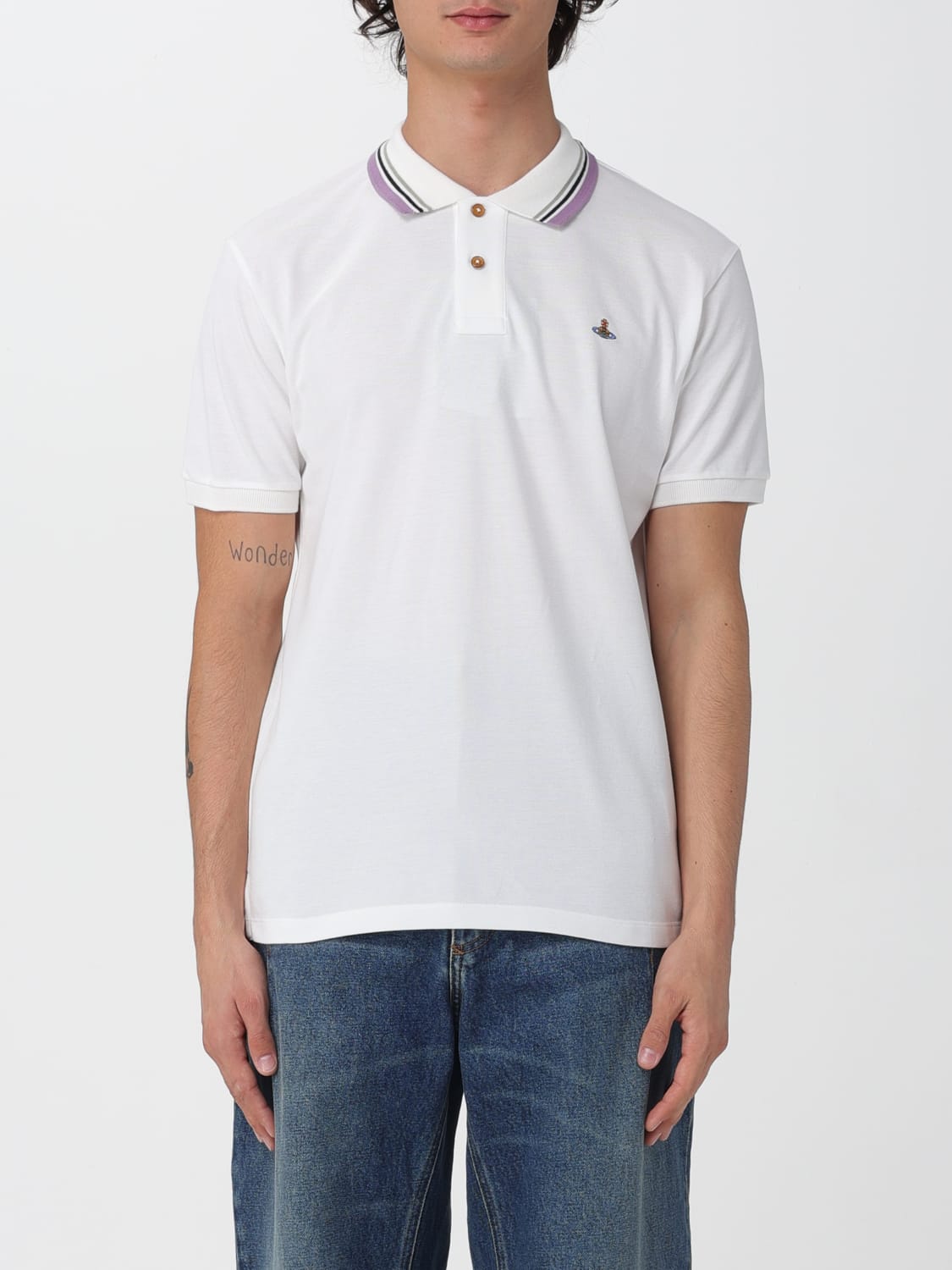 VIVIENNE WESTWOOD POLO: Polo herren Vivienne Westwood, Weiß - Img 1