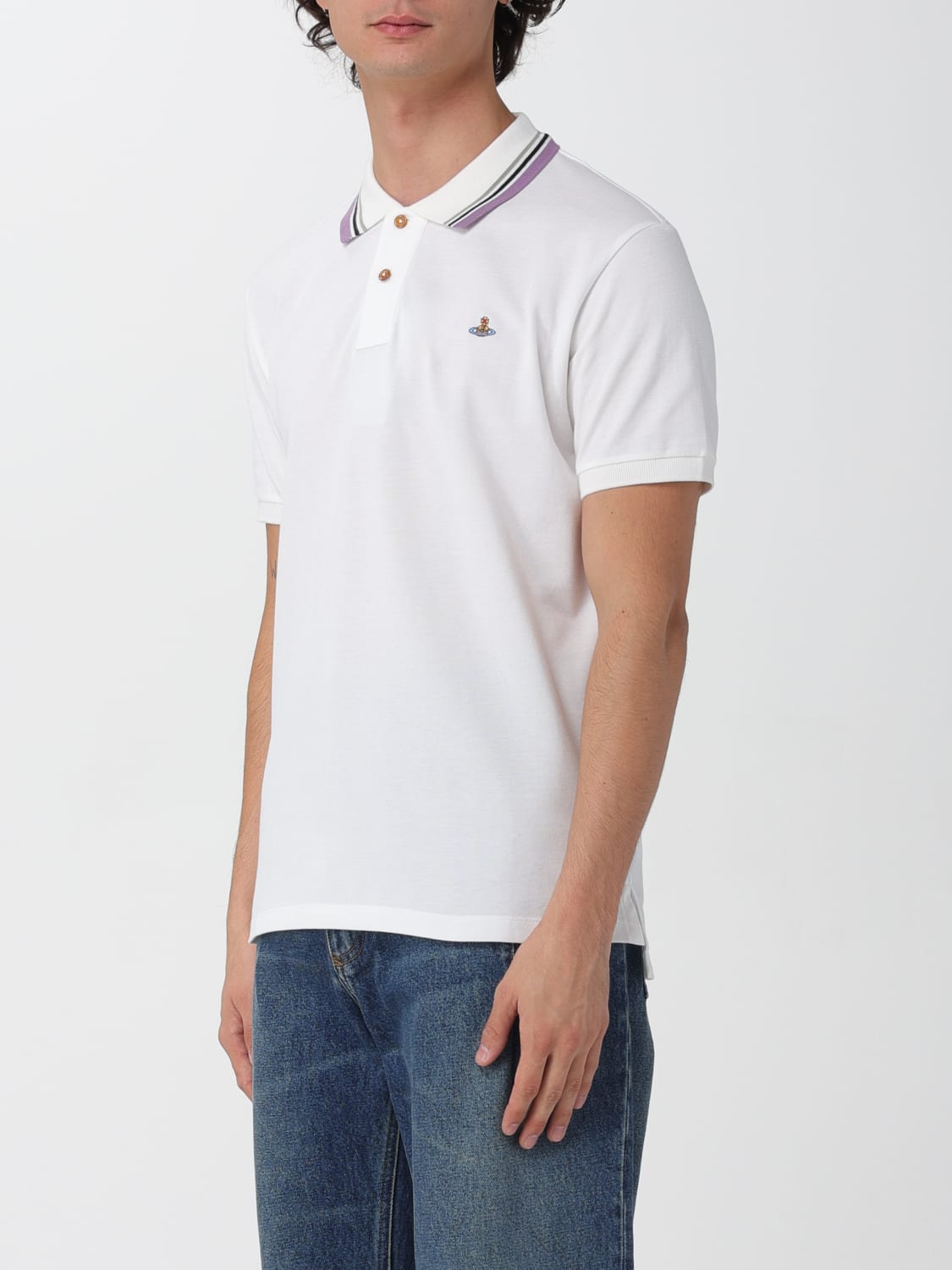 VIVIENNE WESTWOOD POLO: Polo herren Vivienne Westwood, Weiß - Img 4